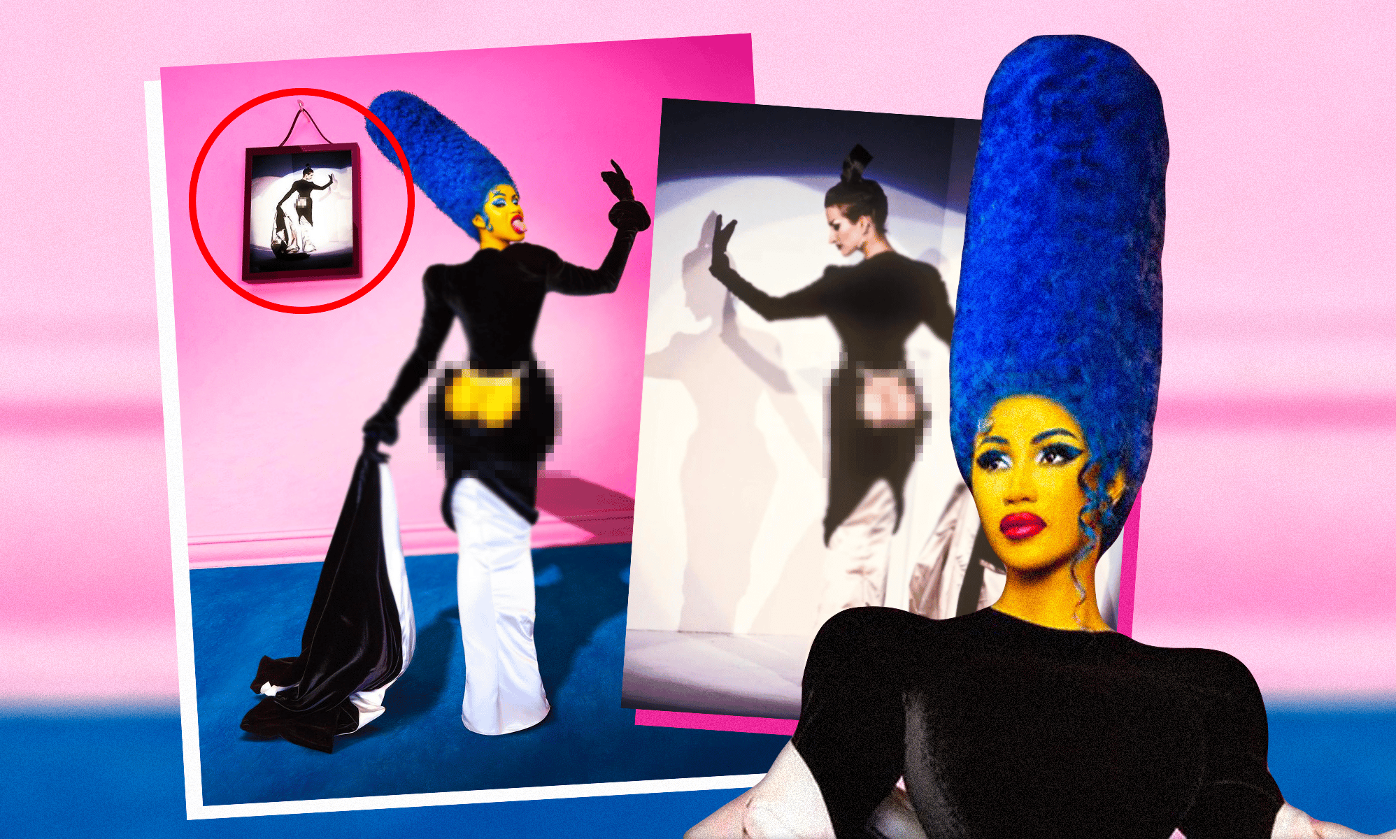 Cardi B threatened with lawsuit over NSFW Marge Simpson Halloween costume