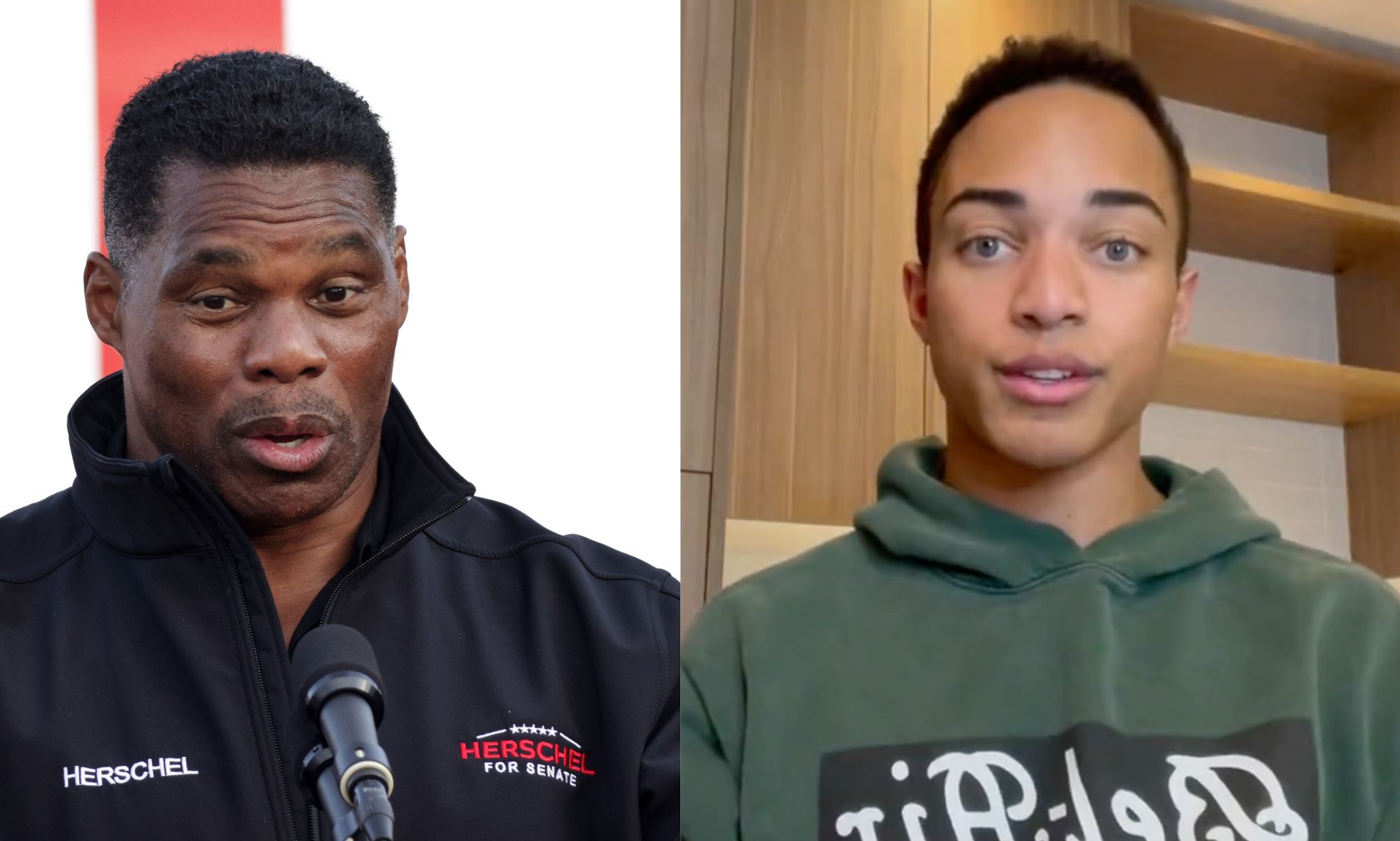 Anti-trans Republican Herschel Walker read to filth by his gay son after losing Georgia run-off