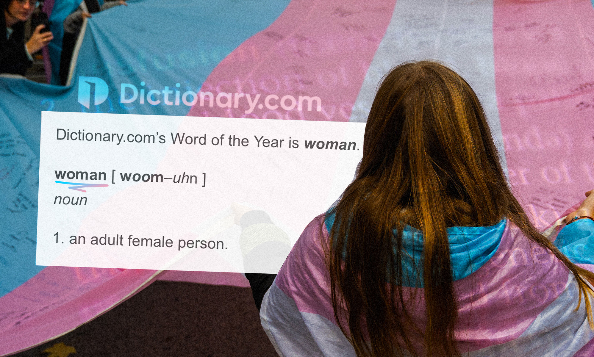 Dictionary .com's word of the year is 'woman' – and yes, it includes trans women