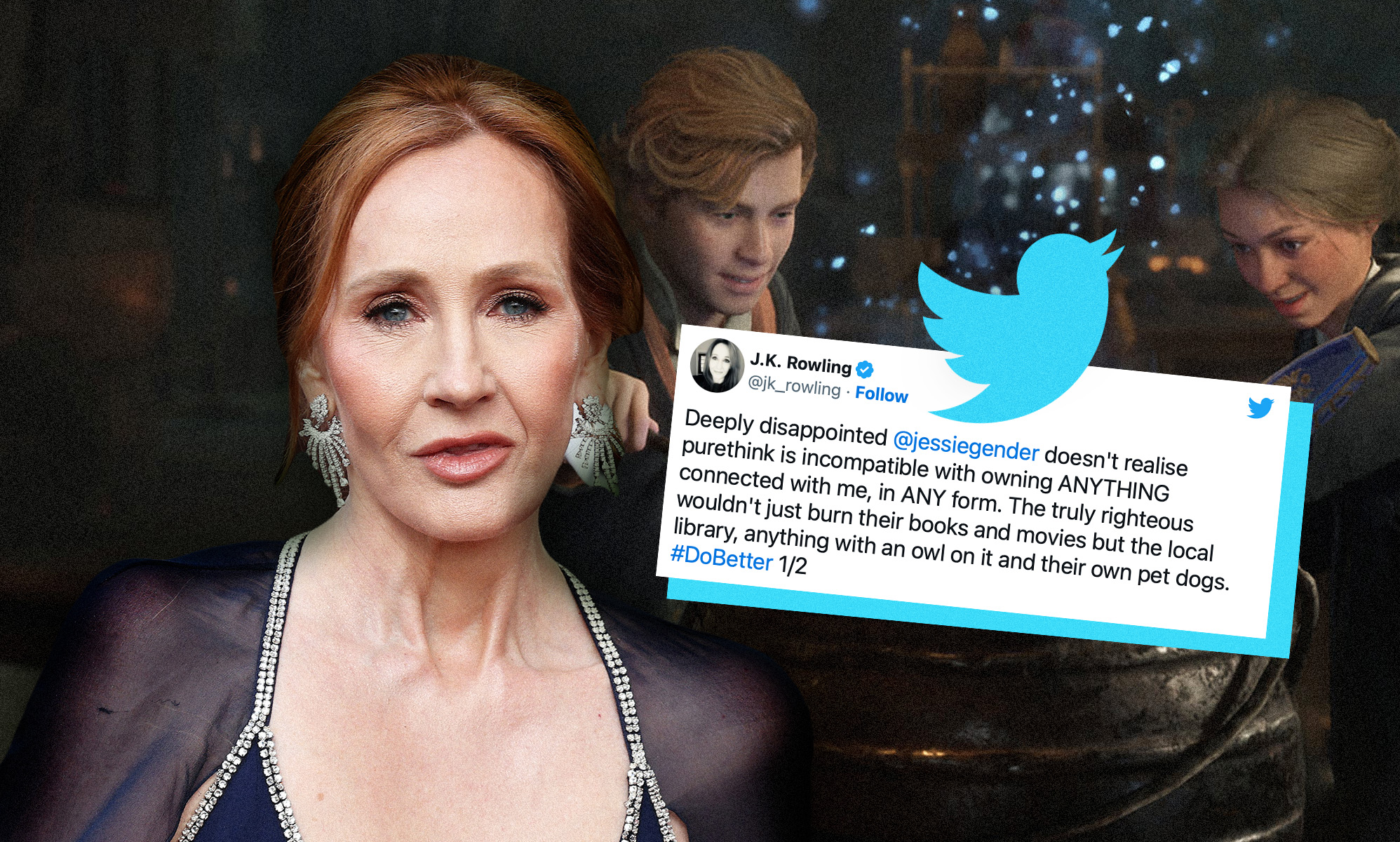 JK Rowling targets trans journalist who suggested boycott of Harry Potter video game
