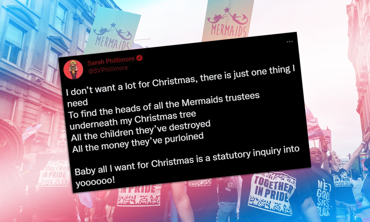 Anti-trans lawyer calls for 'the heads' of trans charity Mermaids trustees in chilling tweet