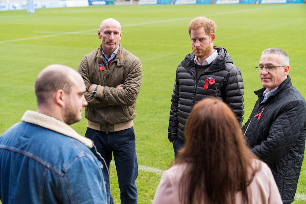 Gareth Thomas, Prince Harry and THT