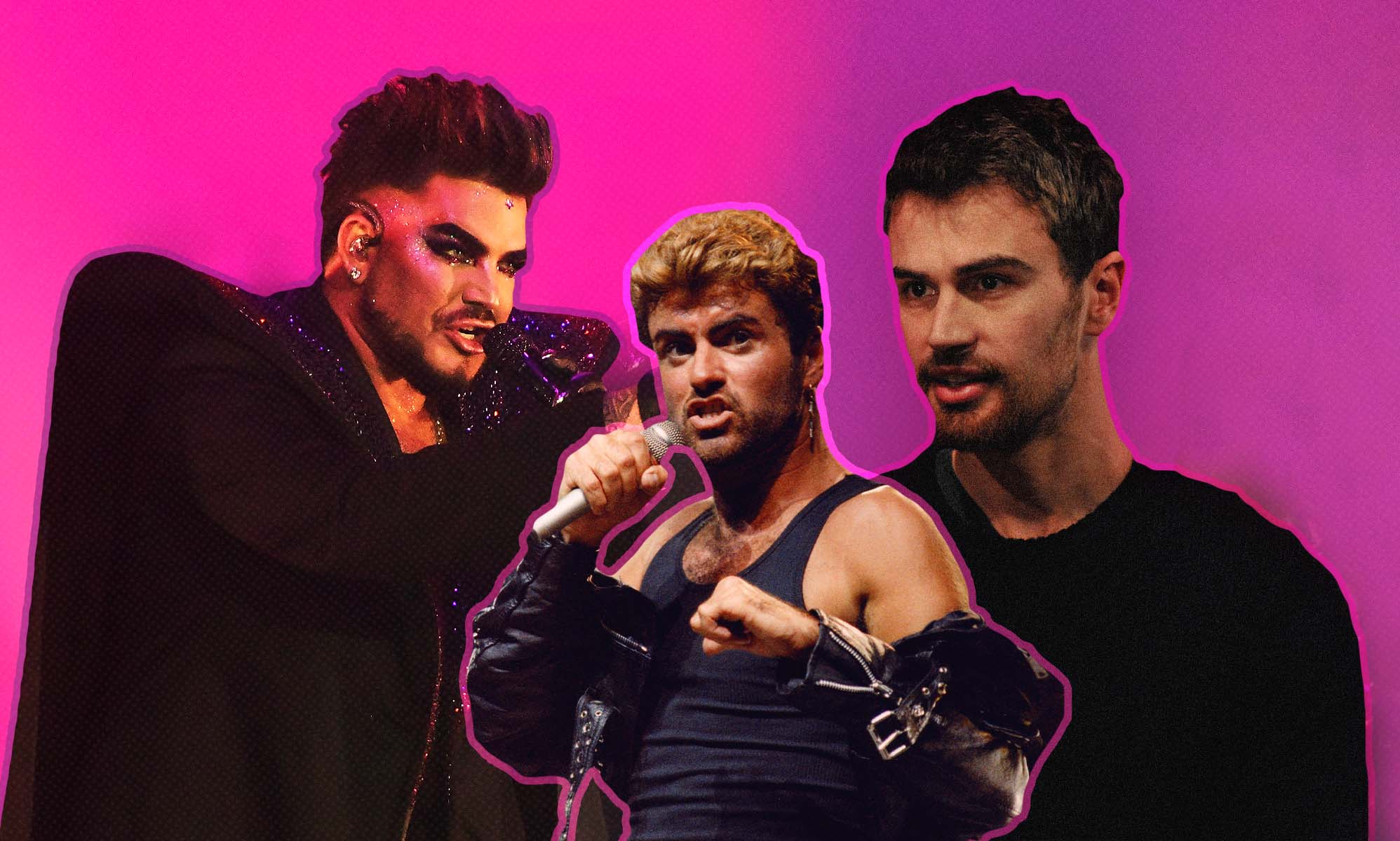 Adam Lambert is seriously unimpressed by the idea of Theo James playing George Michael in a biopic