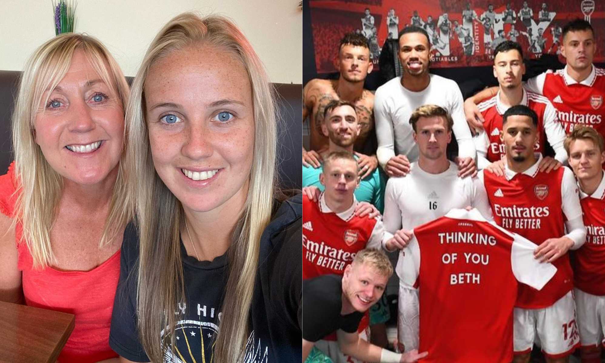 Arsenal squad makes heartwarming gesture to Beth Mead after England Lioness loses mum to cancer