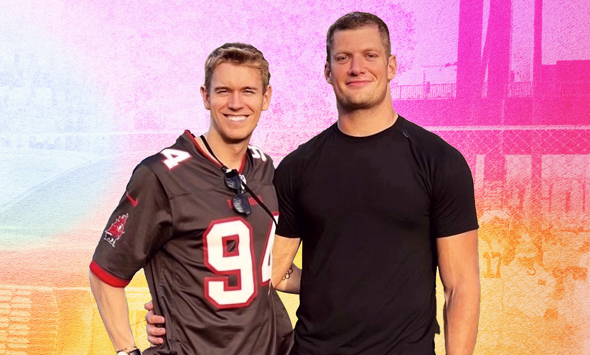 Gay NFL linebacker Carl Nassib confirms relationship with Olympic swimmer Søren Dahl