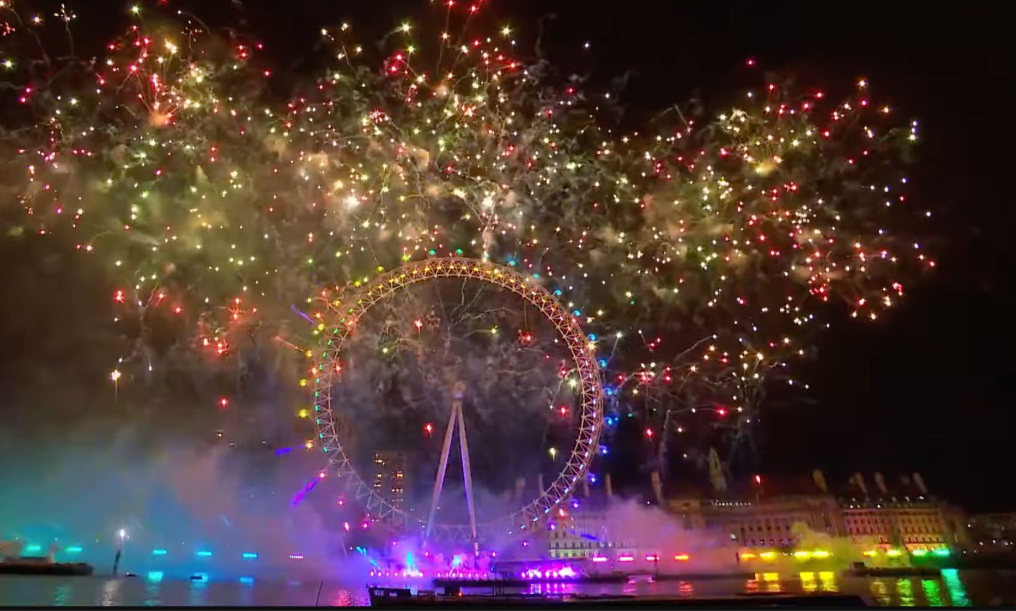 London New Year's Eve fireworks praised for beautiful 'we're here, we're queer' Pride message