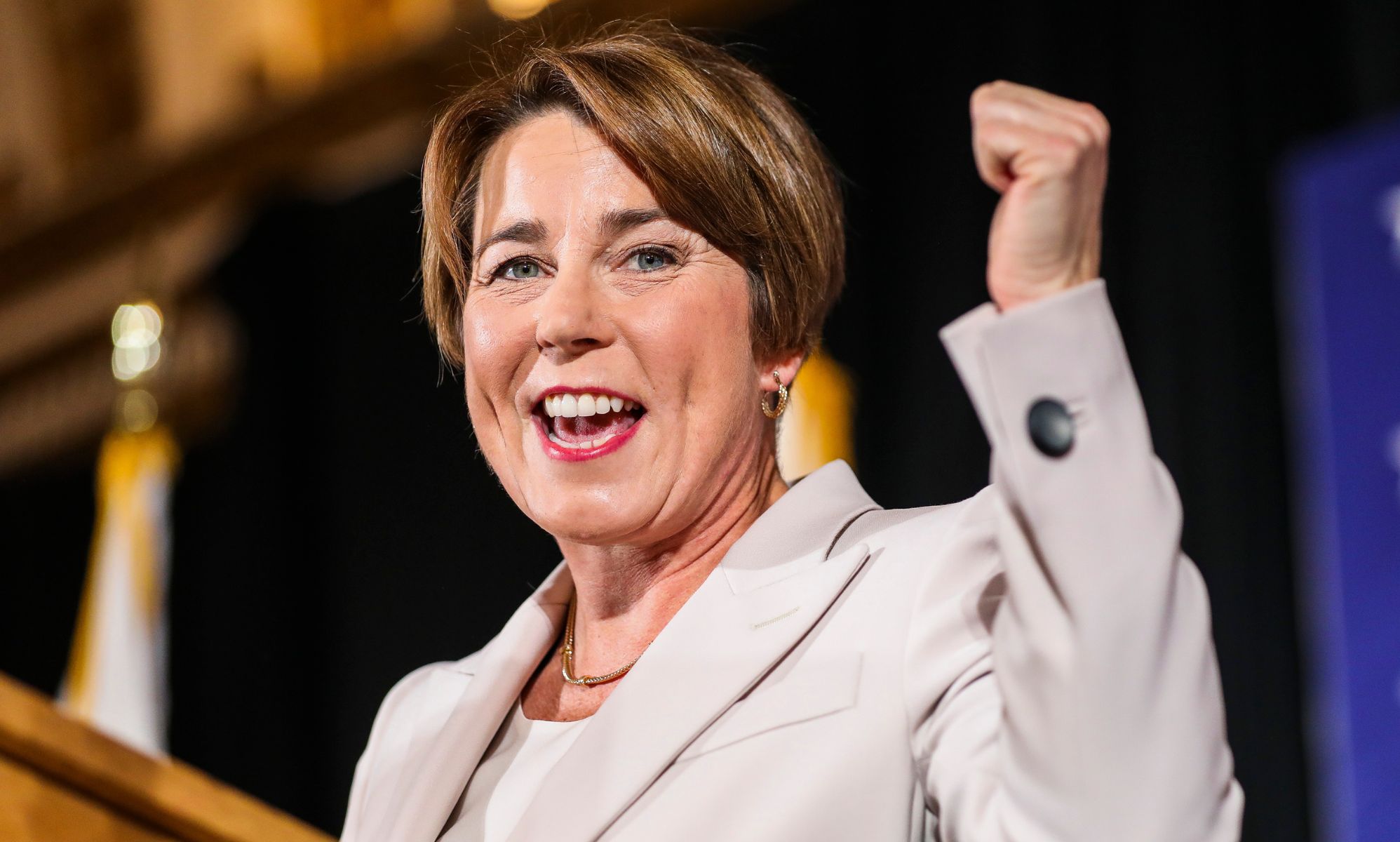 First openly lesbian governor in US history Maura Healey sworn in: 'It is the honour of my life'