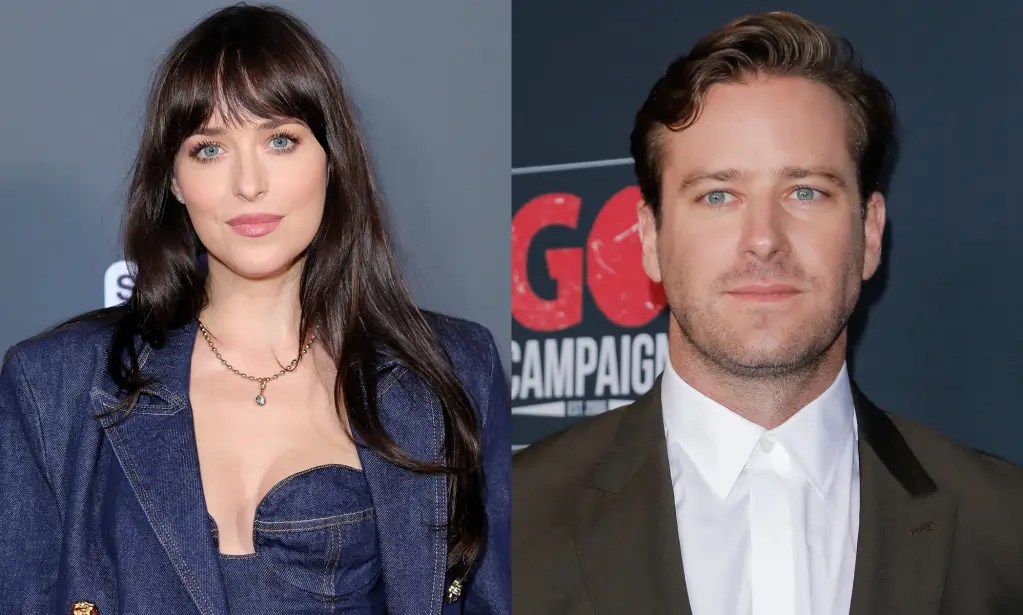 Dakota Johnson makes shocking joke about Armie Hammer's cannibalism allegations