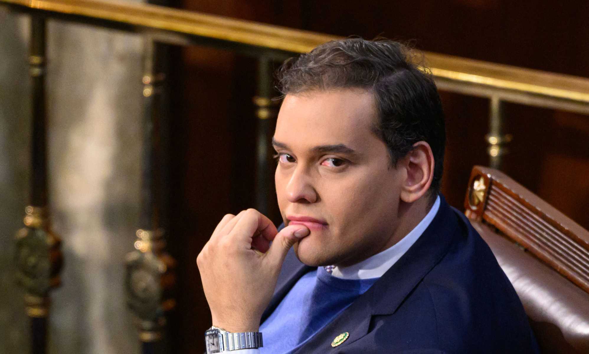 Gay Republican George Santos denies stealing money from a dying dog