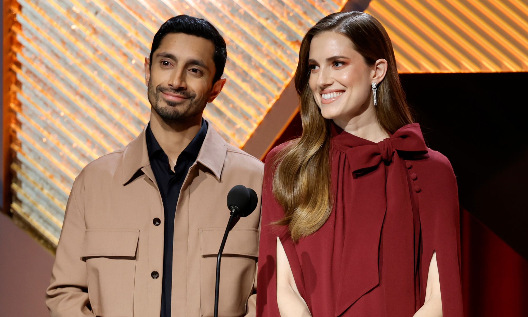 Riz Ahmed cracks up laughing as he reads out My Year of D**ks Oscar nomination