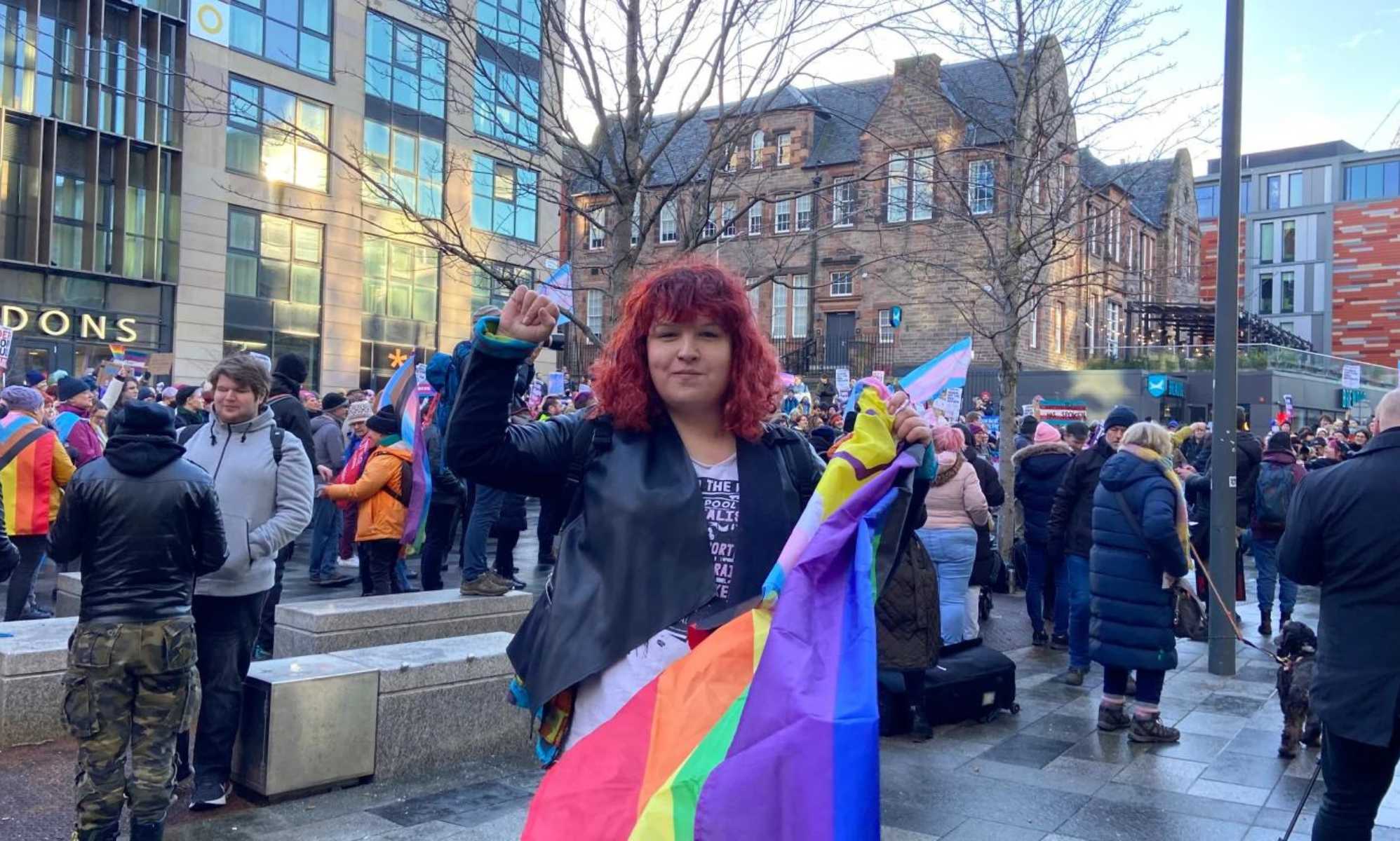 Furious Scottish protesters take to streets over Tory gender bill block: 'It's divide and conquer'