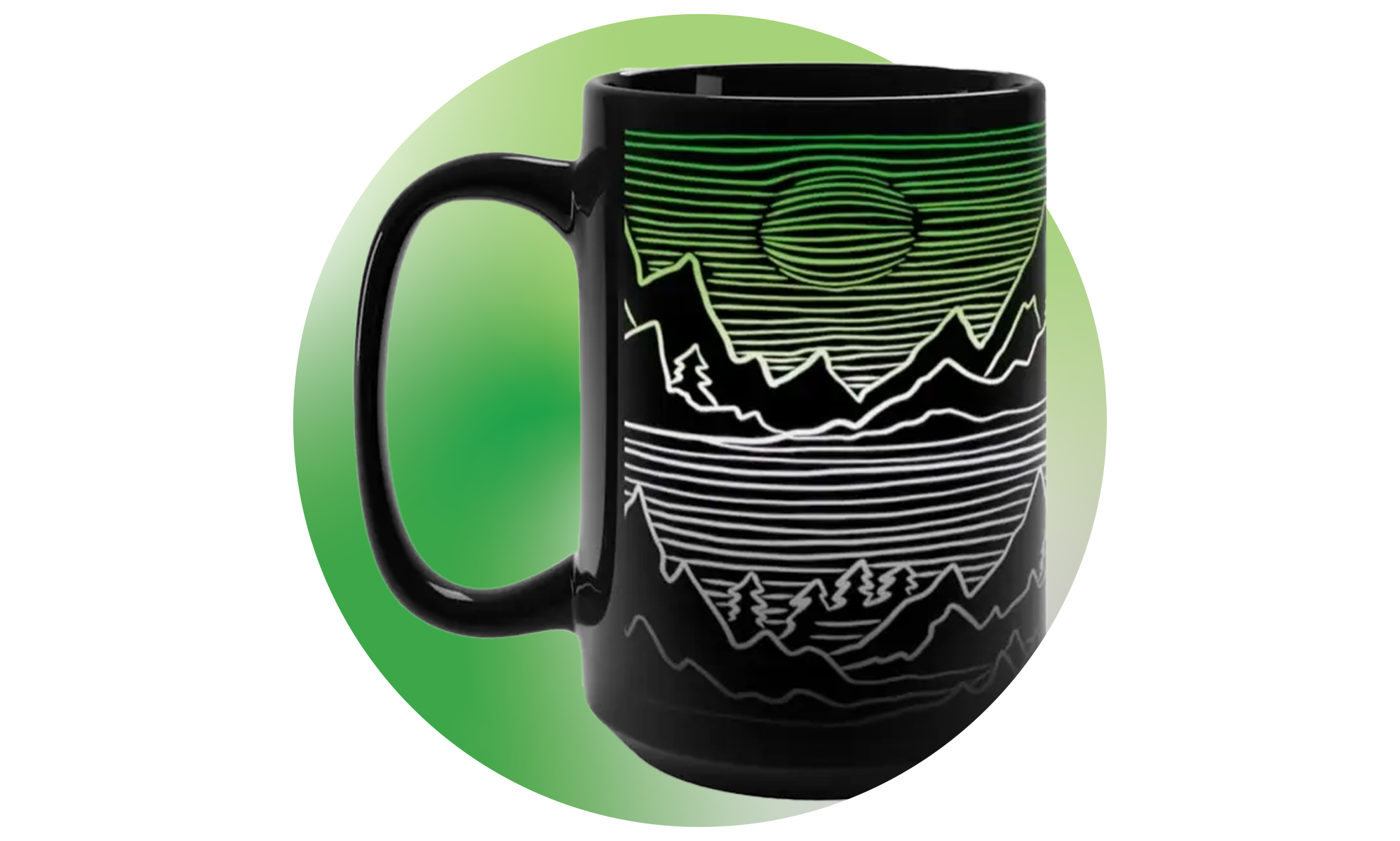 Aromantic pride flag mug