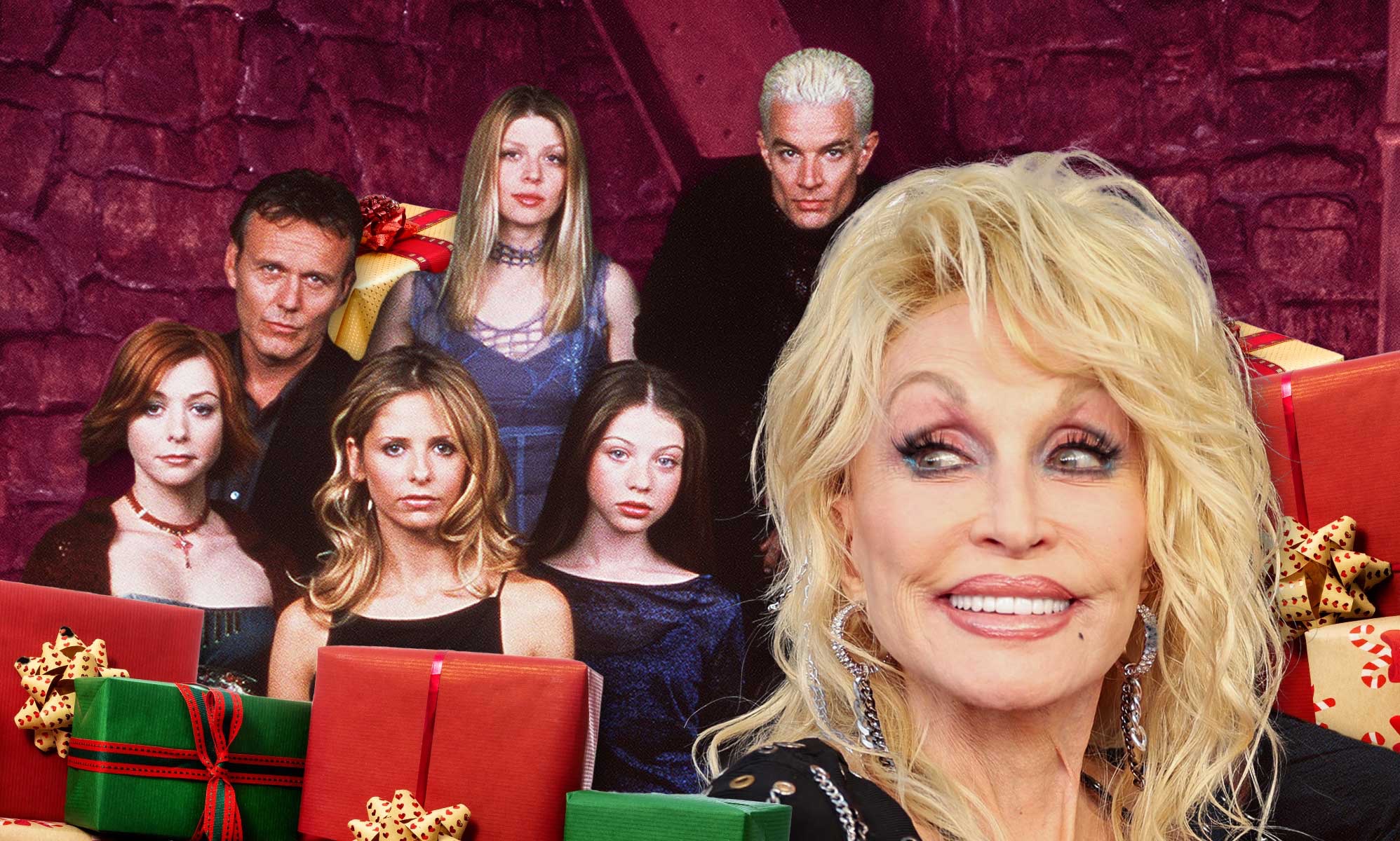 Dolly Parton would send annual gifts to the Buffy cast. (Getty/PinkNews)