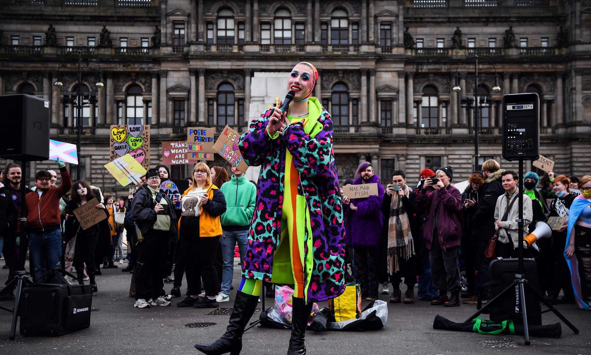 Posie Parker’s anti-trans rally attended by Holocaust deniers and anti-abortion activists