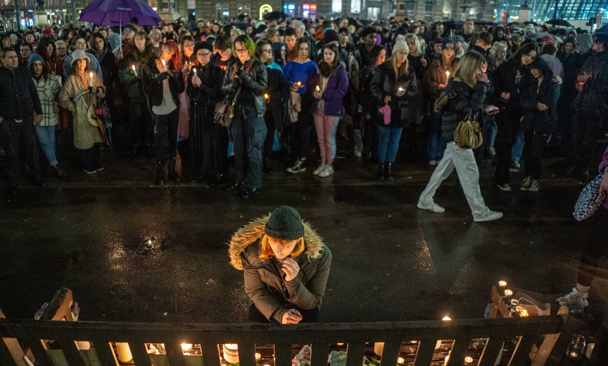 Woman recalls terrifying reality of being trans at emotional Brianna Ghey vigil: 'I just want to be me'