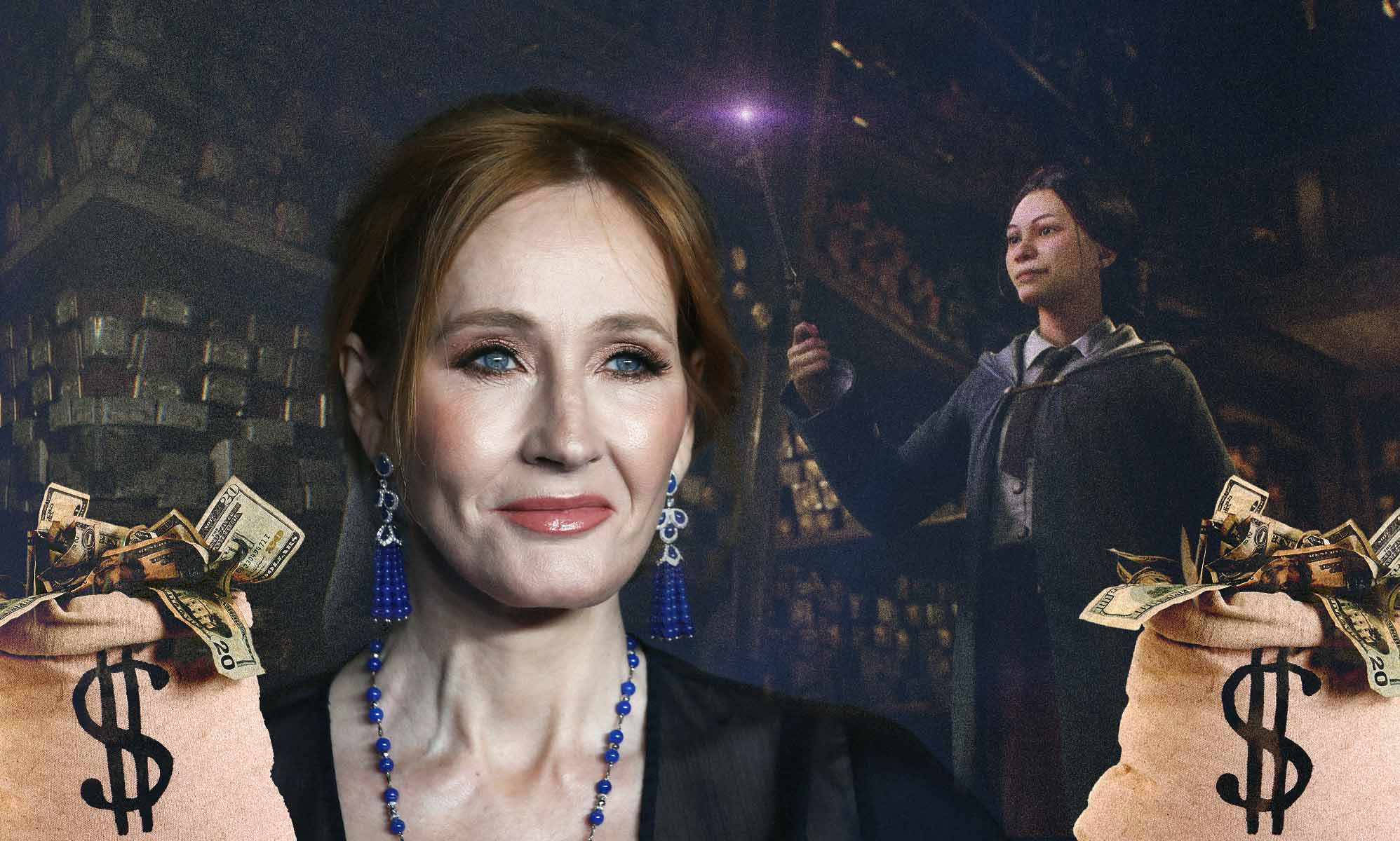 Does JK Rowling profit from Hogwarts Legacy?