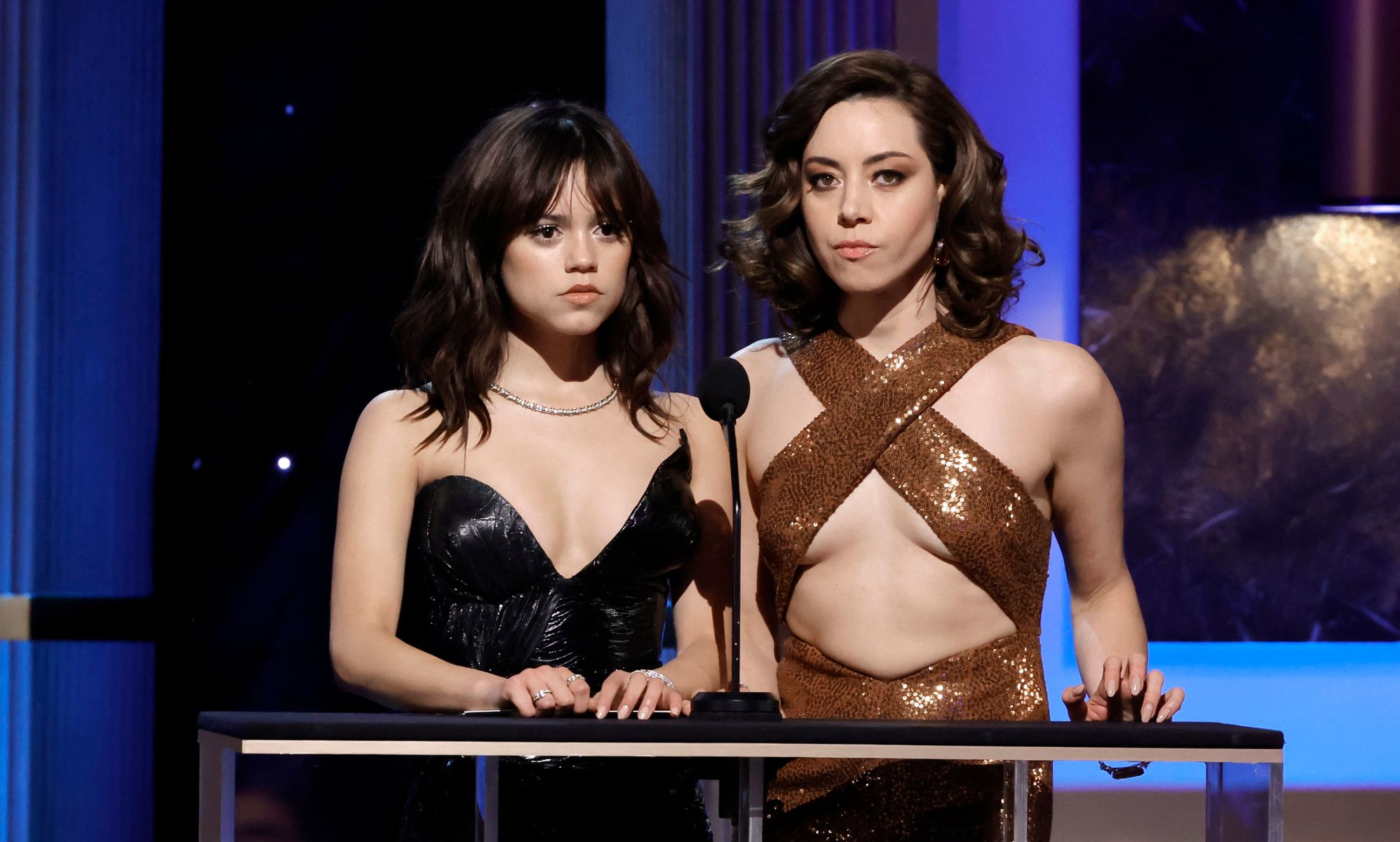 Jenna Ortega and Aubrey Plaza's SAG Awards chemistry has sent the internet into a tailspin