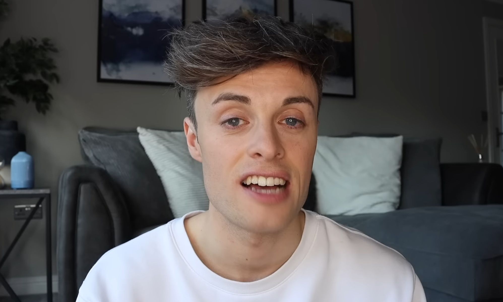 Joe Tasker during his coming out video.