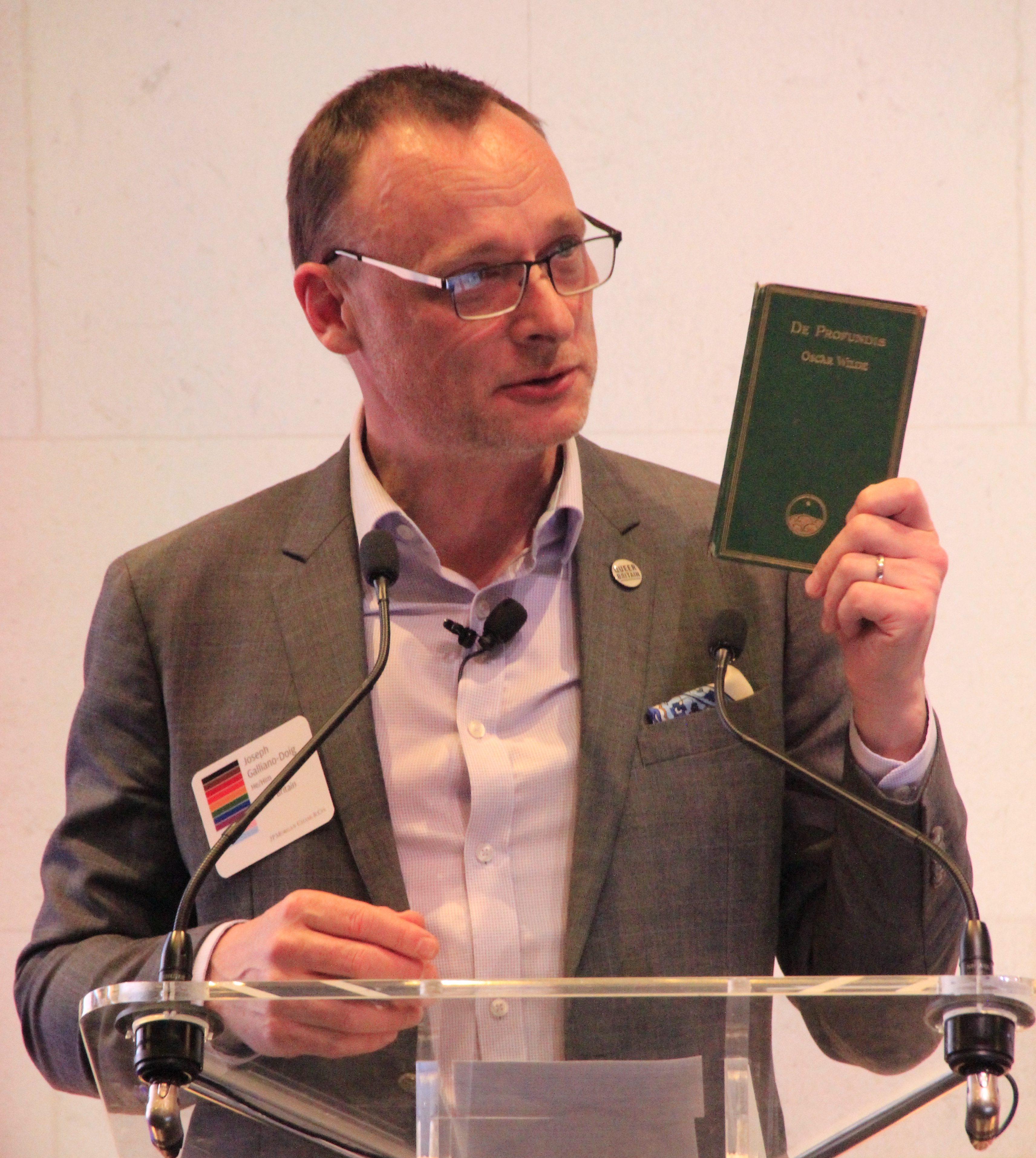 Queer Britain co-founder and director Joseph Galliano-Doig 