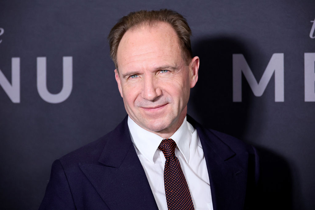 Ralph Fiennes attends &quot;The Menu&quot; New York Premiere at AMC Lincoln Square Theater on November 14, 2022 in New York City.