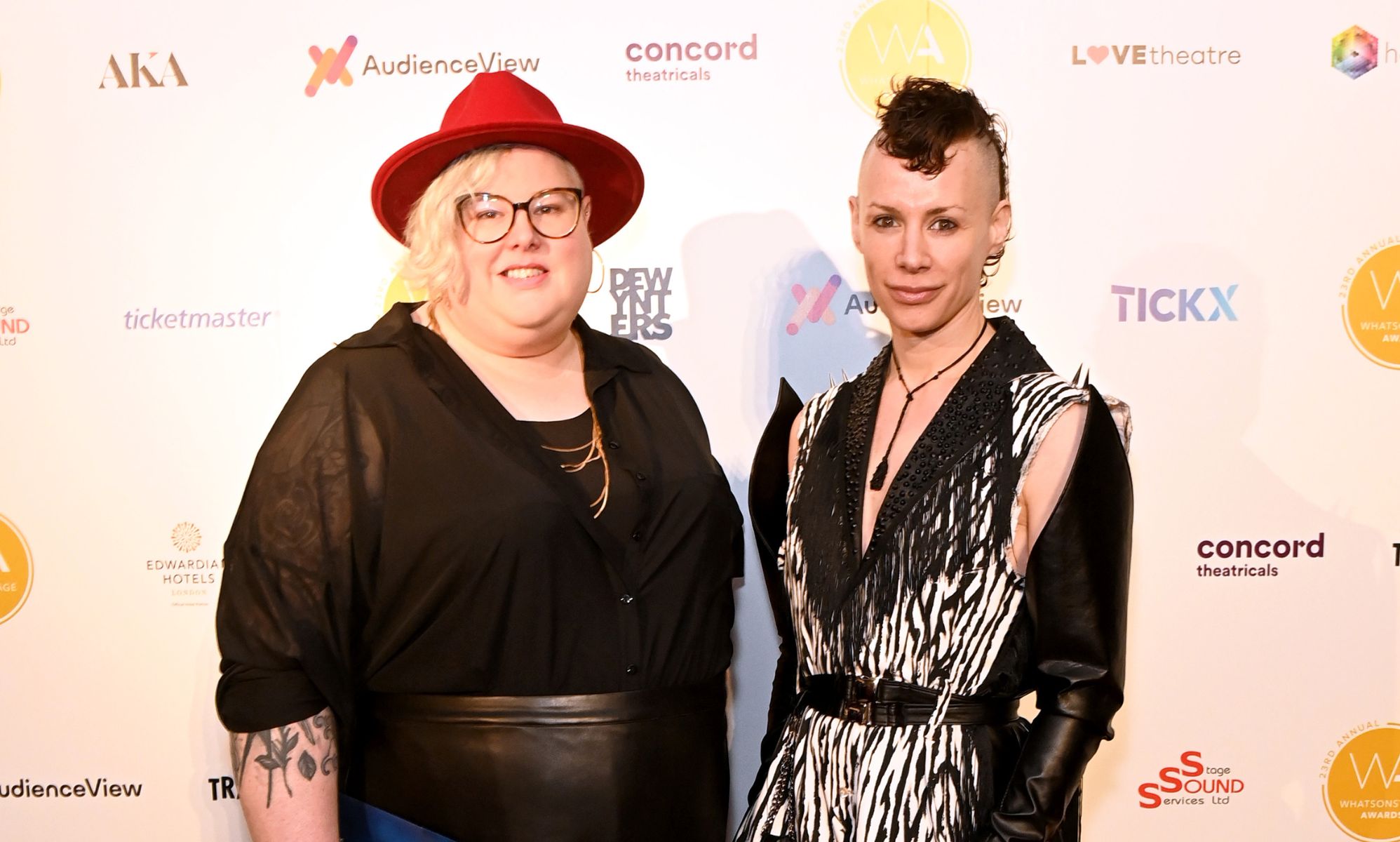 Divina De Campo attends the WhatsOnStage Awards