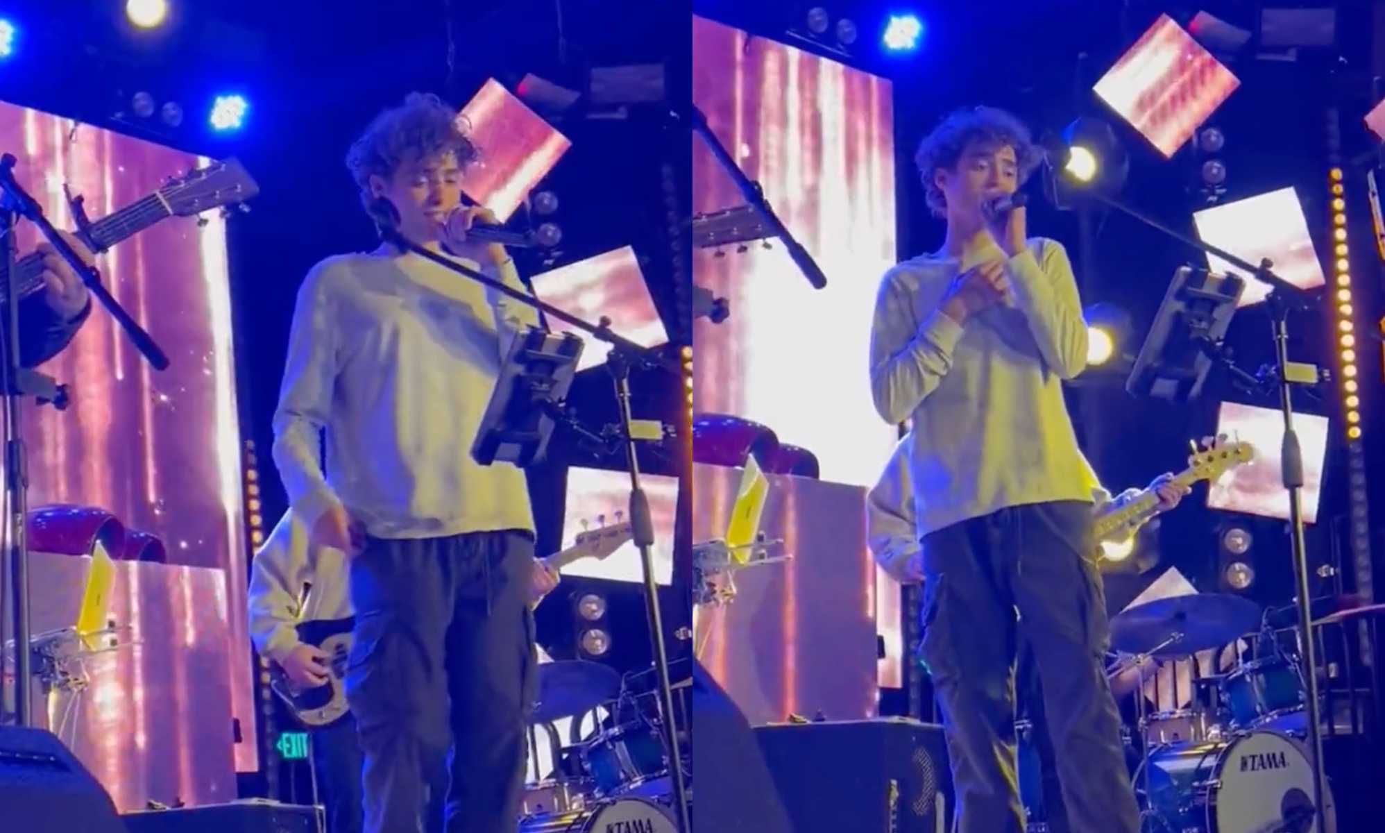 Joshua Bassett preaches religious dogma at concert after being baptised by anti-LGBTQ+ megachurch