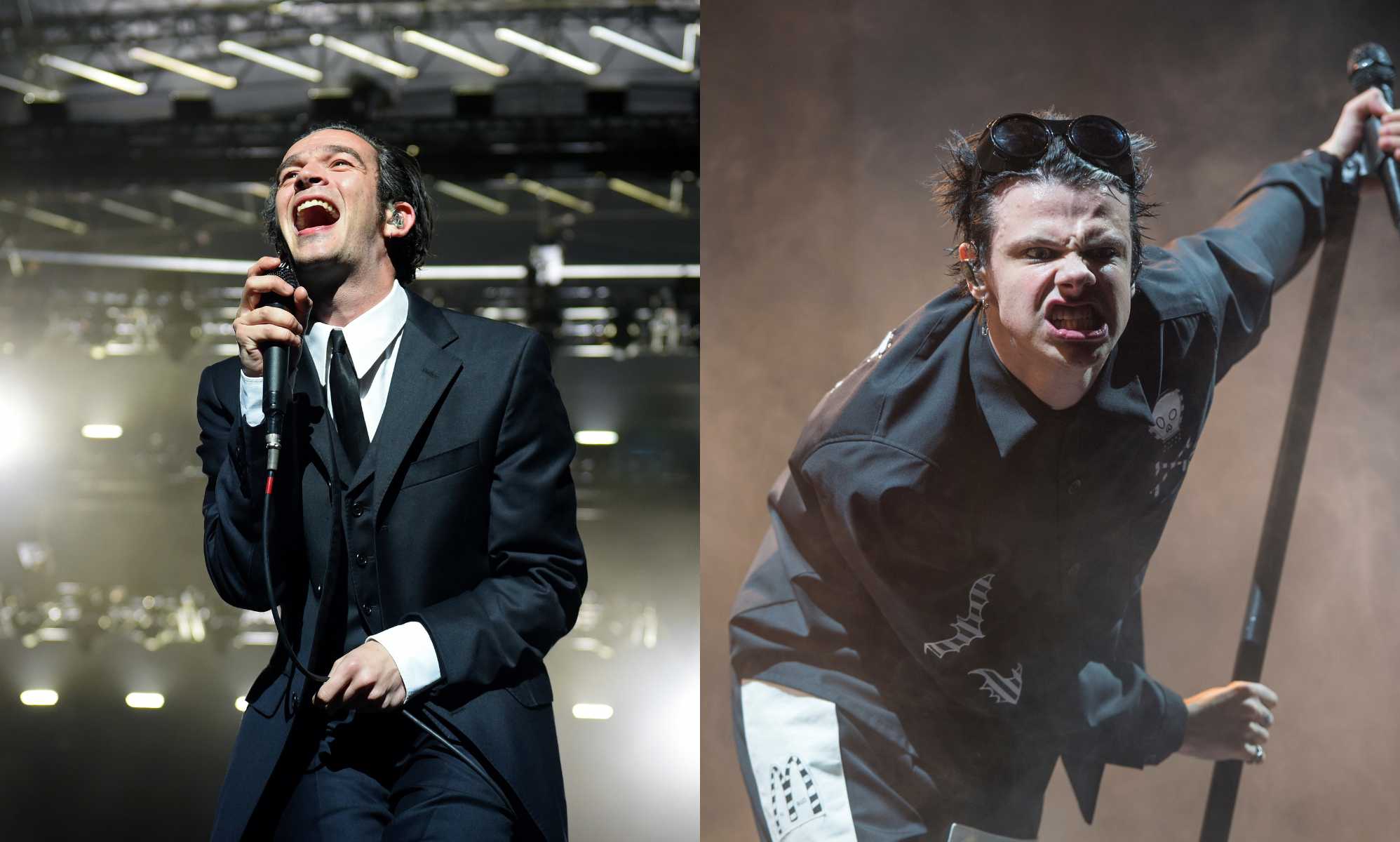 The 1975 star Matty Healy 'mocks' Yungblud after being called out for 'objectifying' Ice Spice