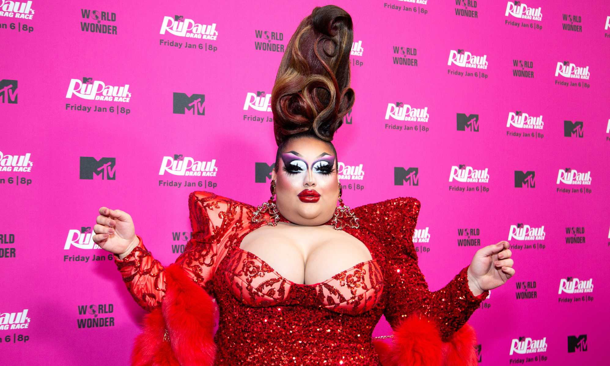 A photo of drag queen Mistress Isabelle Brooks from RuPaul