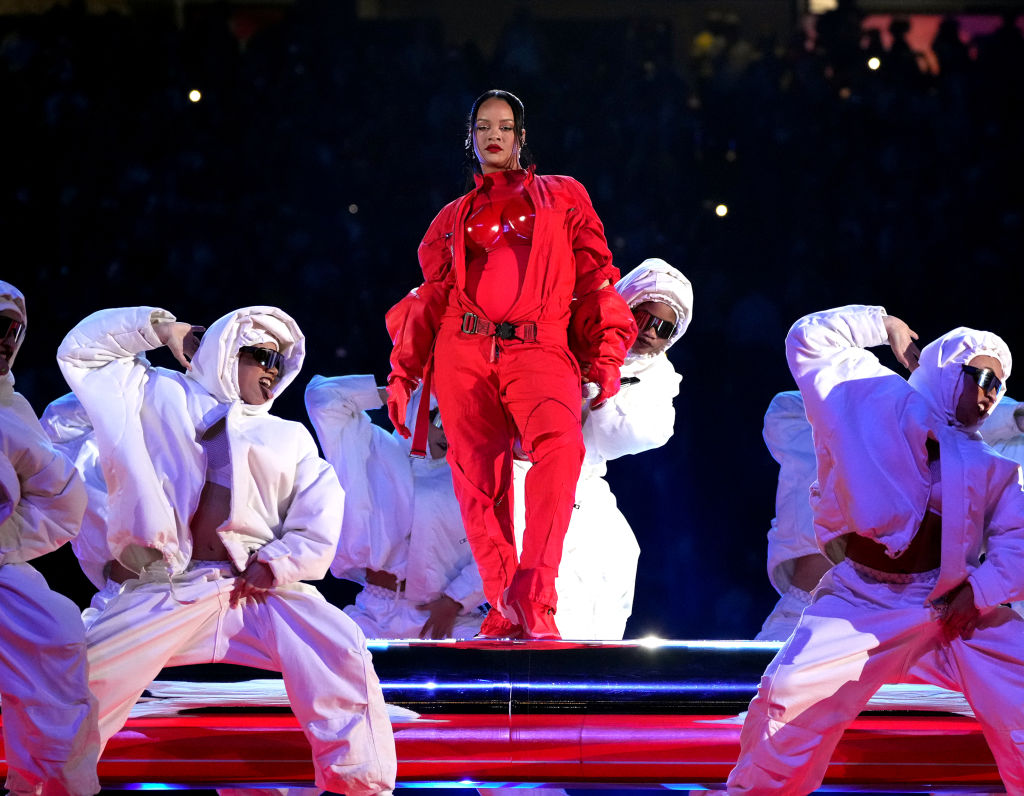 Rihanna debuted a new Fenty Beauty product during her Super Bowl halftime show