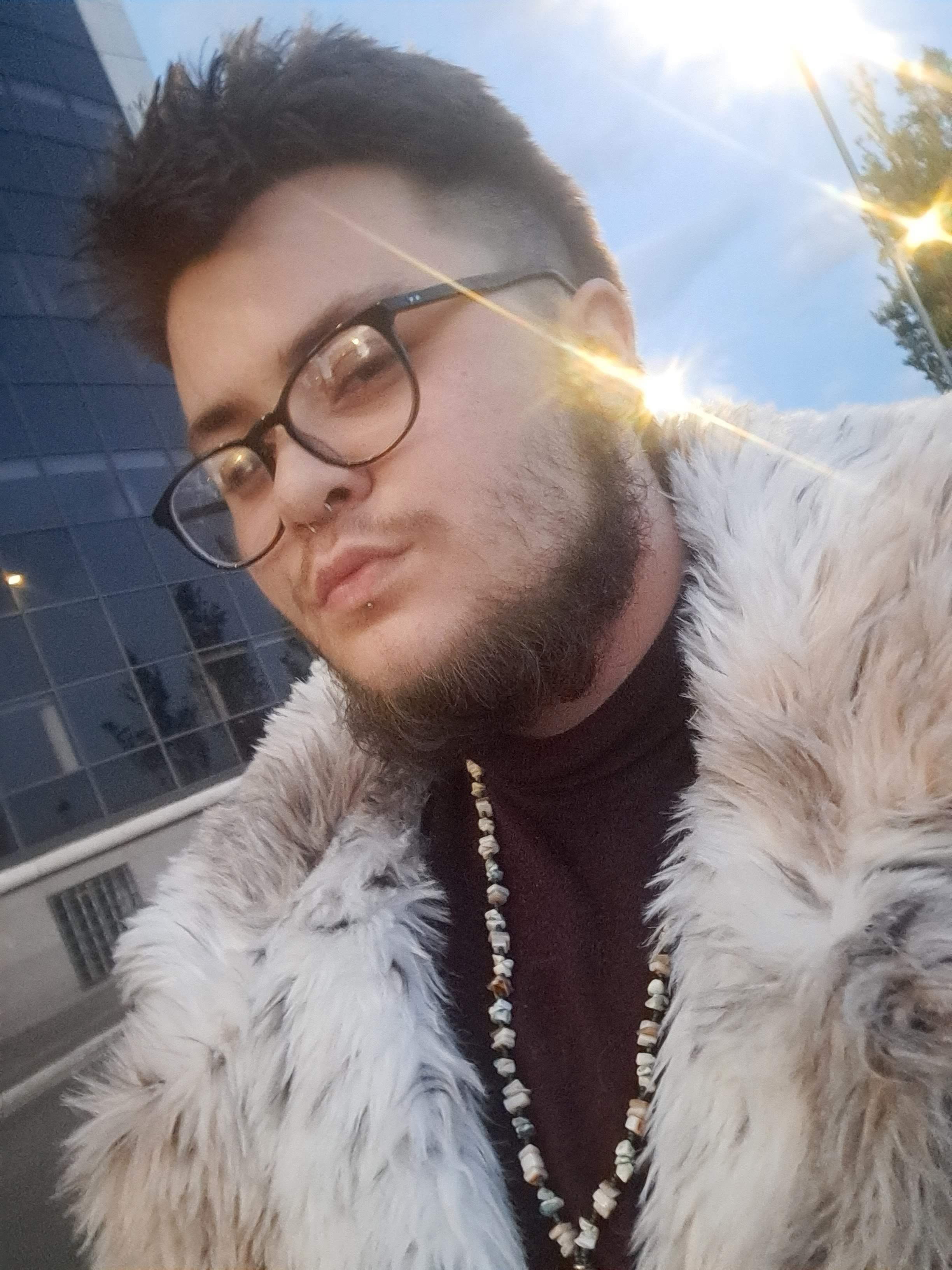 Faolan Hook pictured outdoors in a selfie.