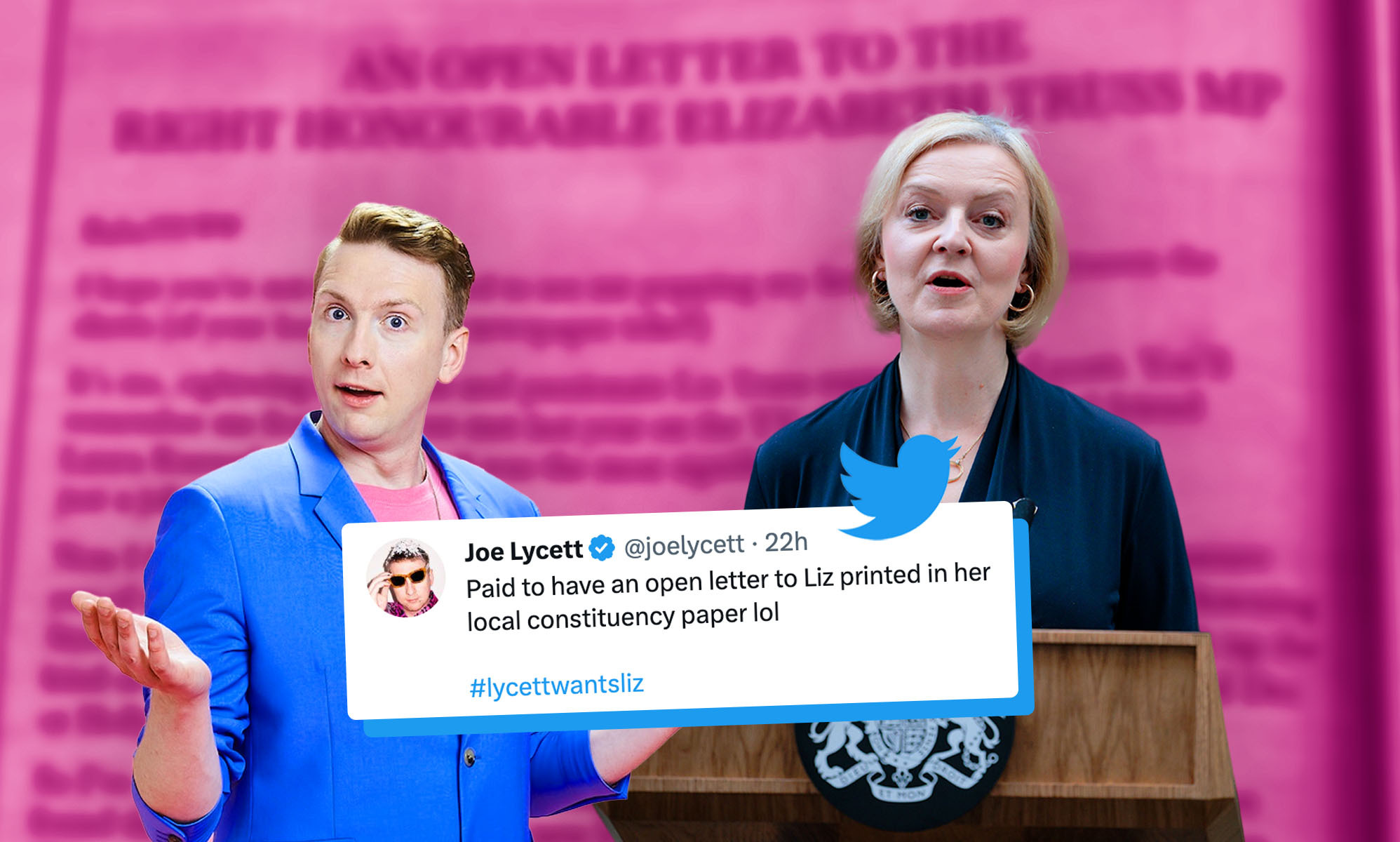 Joe Lycett mercilessly trolls Liz Truss once more with full-page newspaper ad: ‘I miss you’