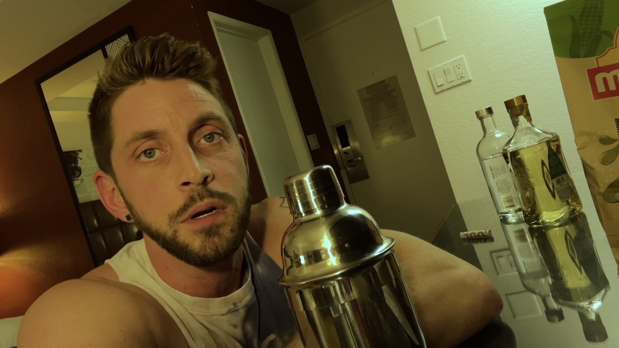 Joel Michael Anderson pictured as his character Johnny Ford in DOXY. 