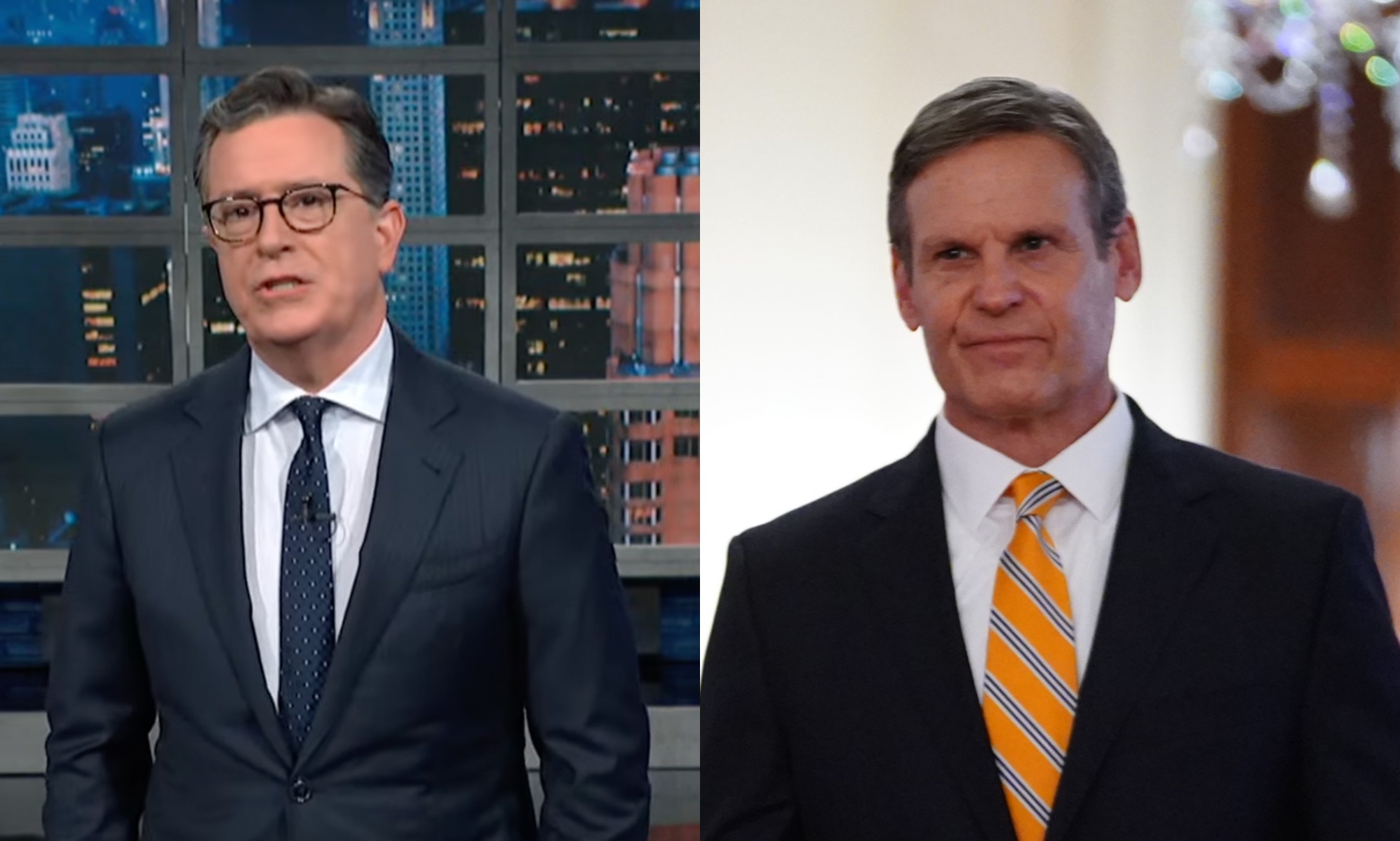 Stephen Colbert eviscerates Republican governor for cruel attack on LGBTQ+ people and drag queens