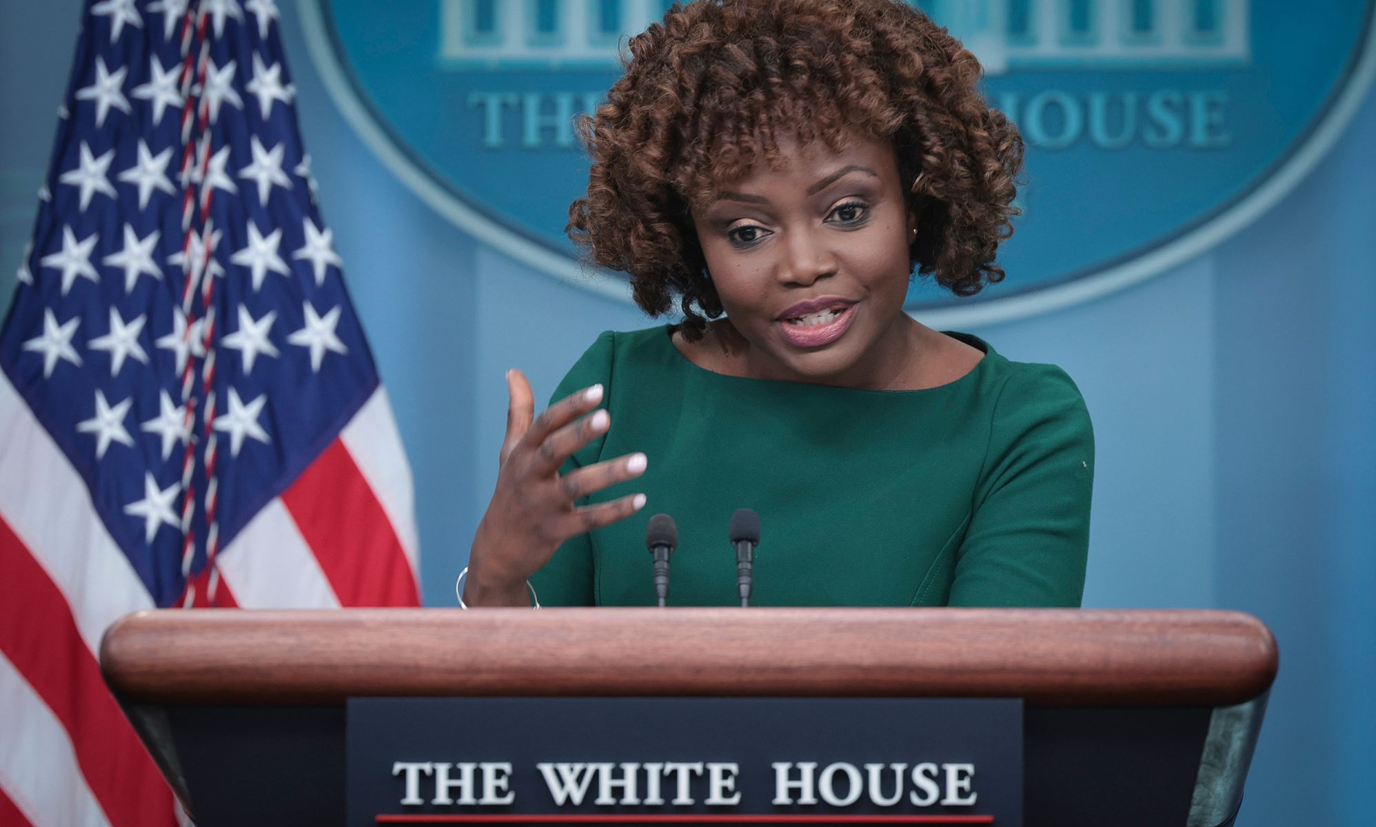 White House press secretary Karine Jean-Pierre blasts Tennessee's 'unacceptable' drag law
