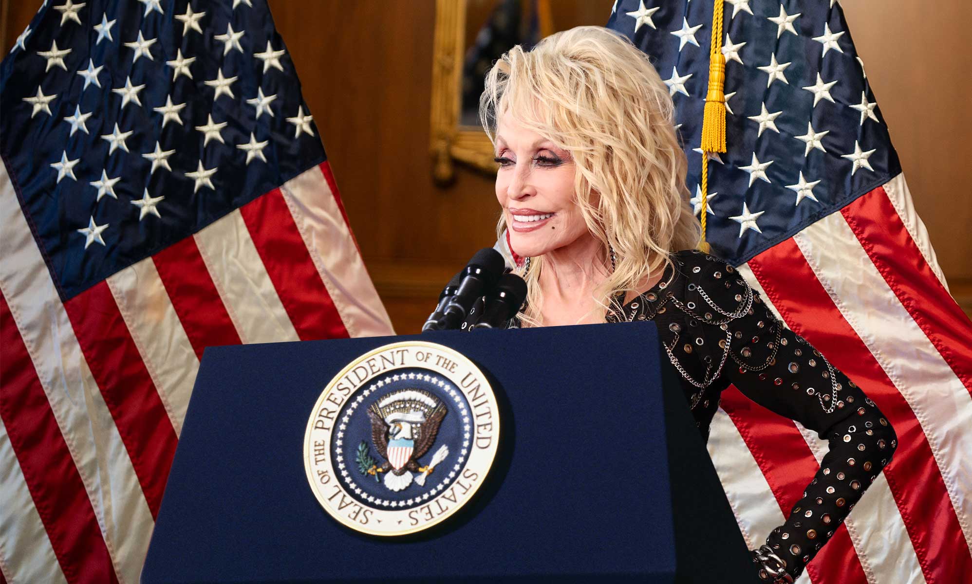 Dolly Parton announces run for US president: 'I'm begging of you, please just vote for me'