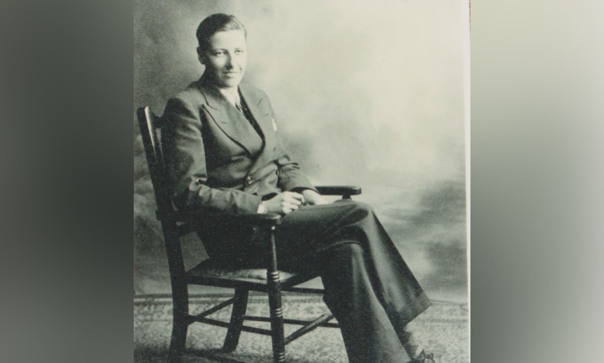 A picture of trans trailblazer Michael Dillon from 1944 where he