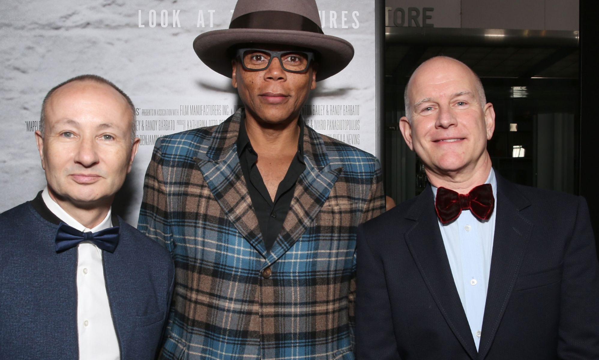 RuPaul with Drag Race exec producers Fenton Bailey and Randy Barbato