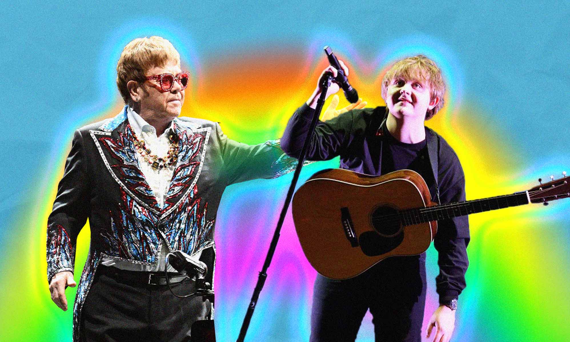 Elton John once sent Lewis Capaldi a hilarious note promising to bring out his 'latent homo'