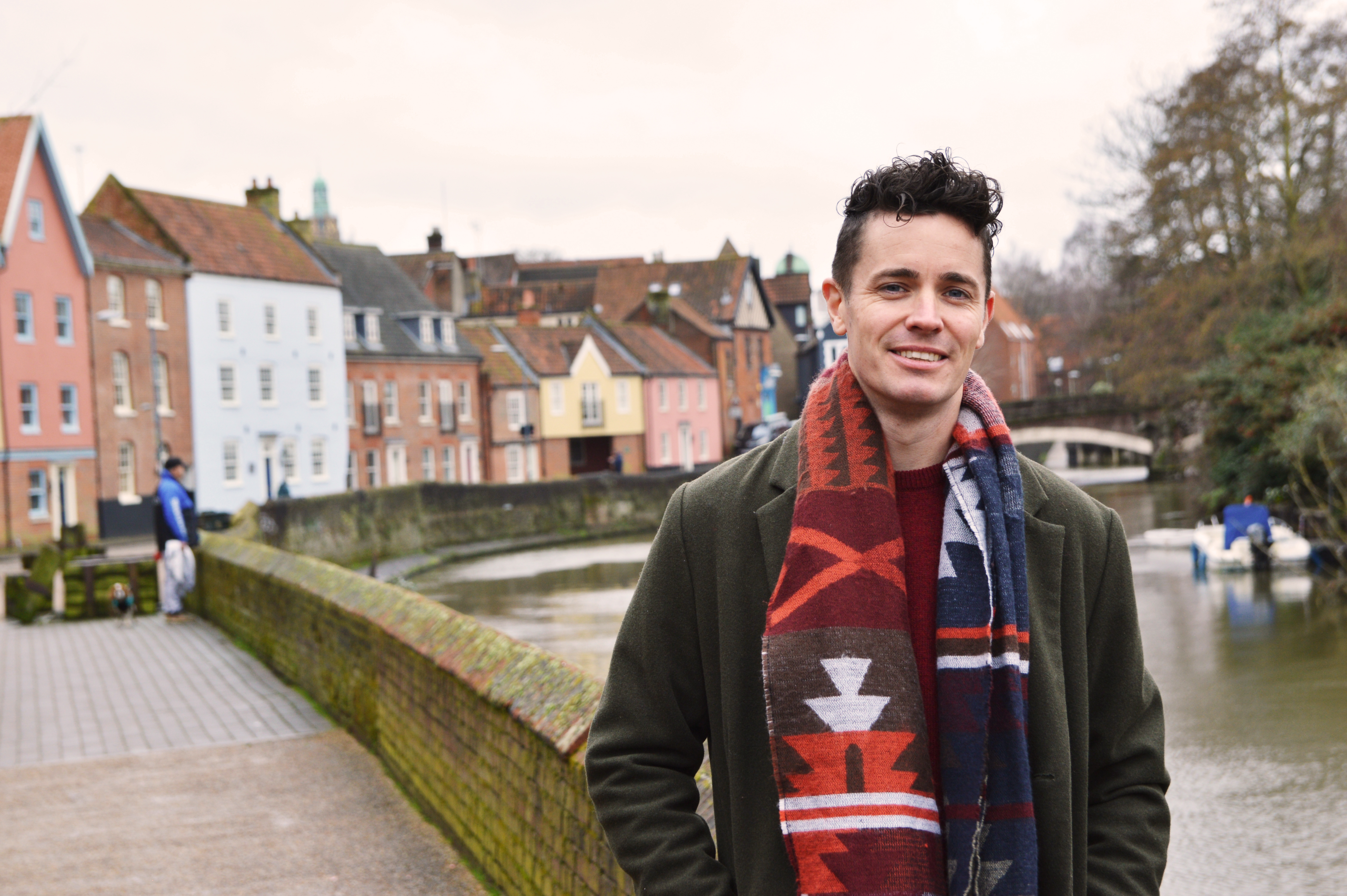 Theatre maker, performer and playwright, Joseph Ballard. 