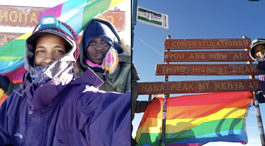 Climber's Pride flag torn down from summit of Mount Kenya. So he's vowed to do something about it