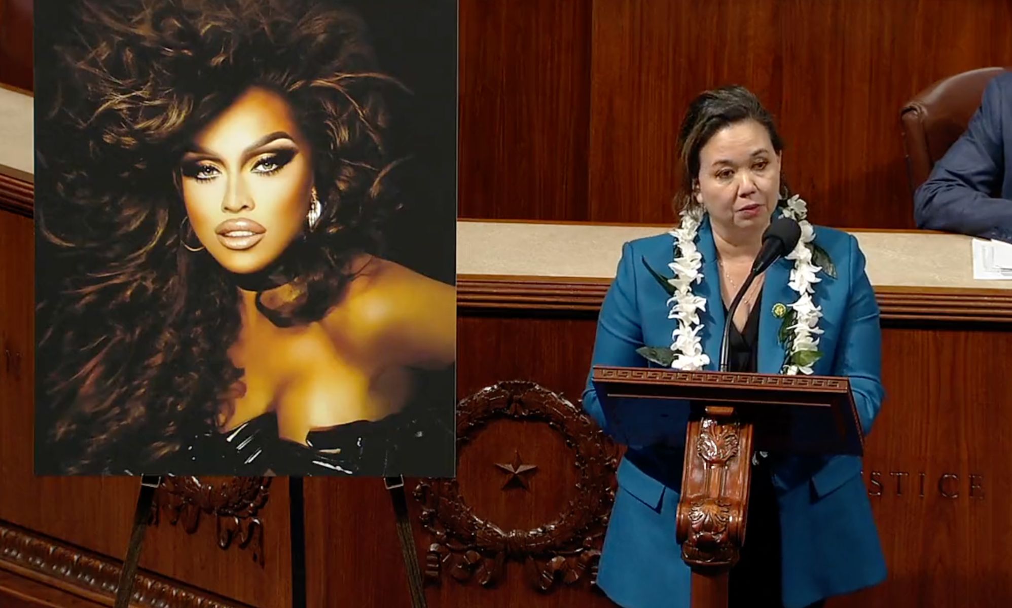 US House of Representatives just paused to celebrate Sasha Colby’s Drag Race win. Yes, really