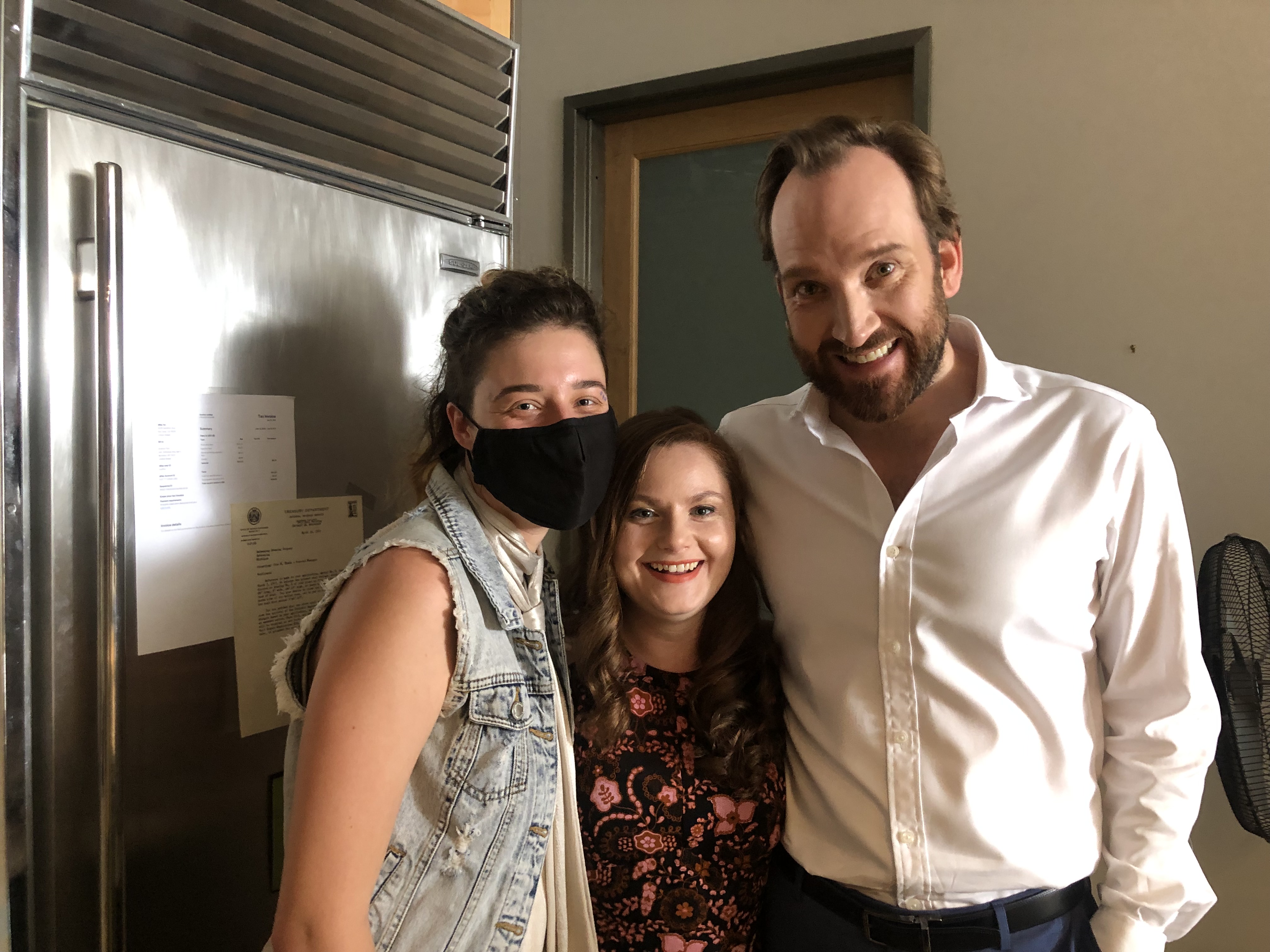 Acacia DëQueer (L) pictured with the stars of Perfectly Good Moment. 