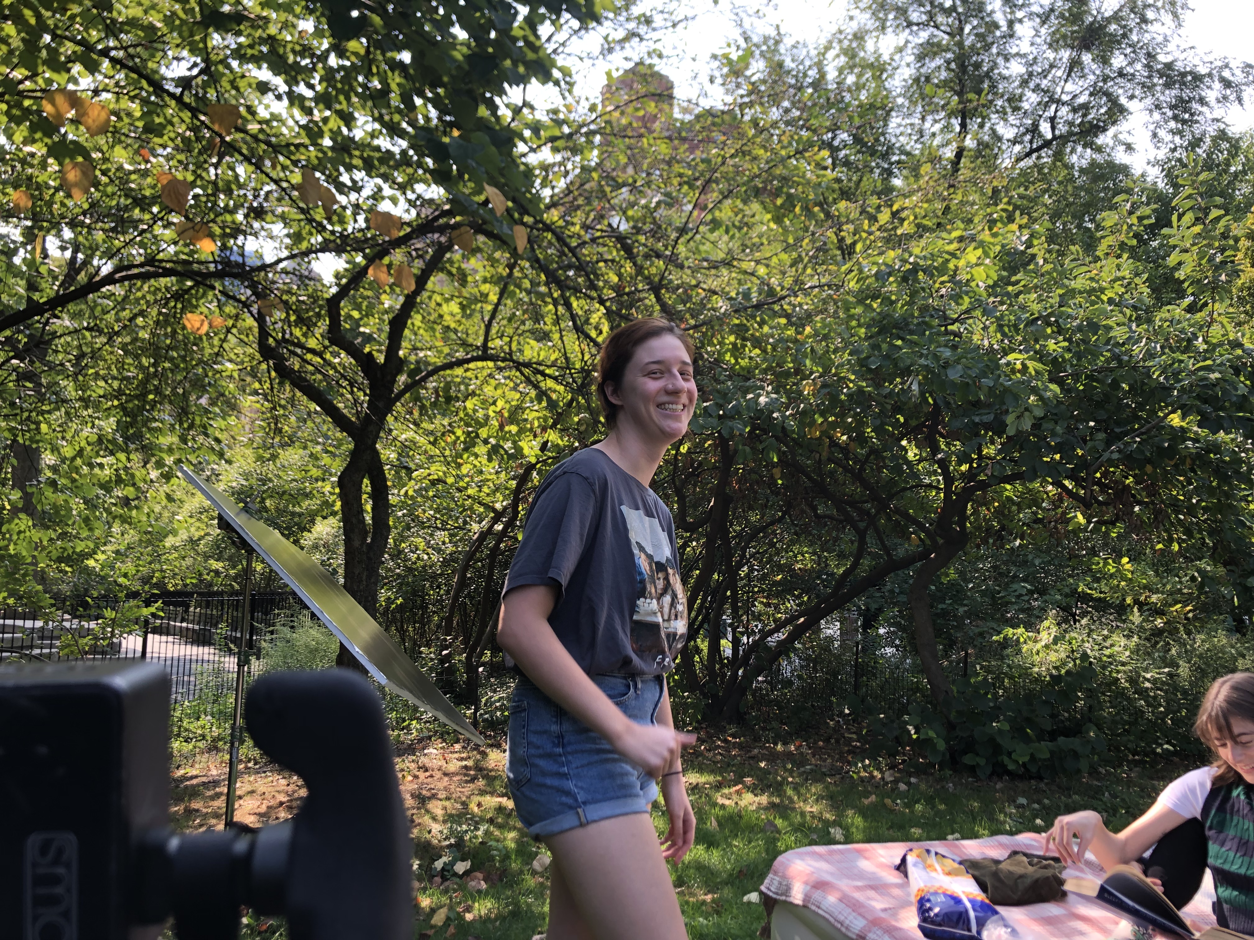 Acacia DëQueer on the set of As You Are.