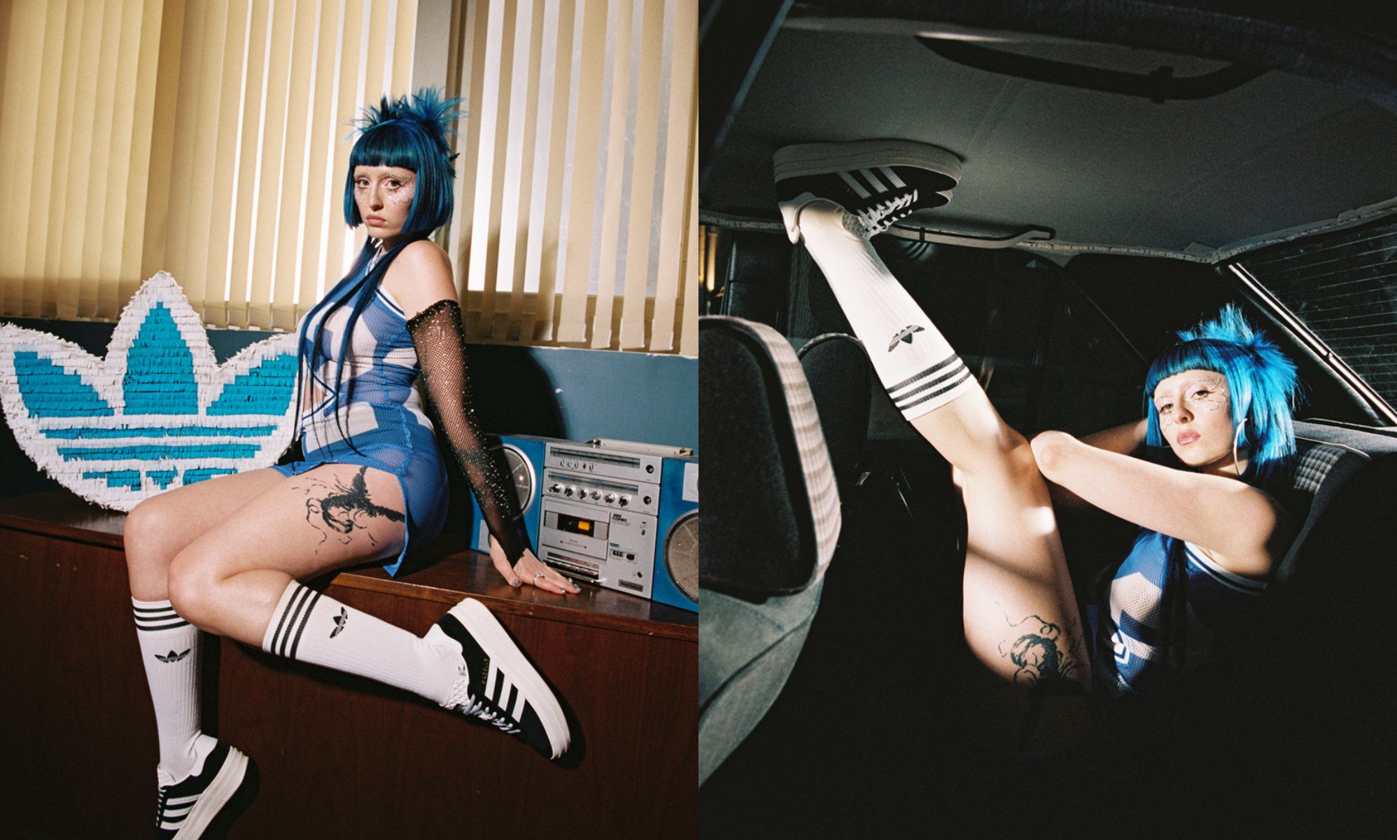 Ashnikko stars in the new Adidas Originals campaign