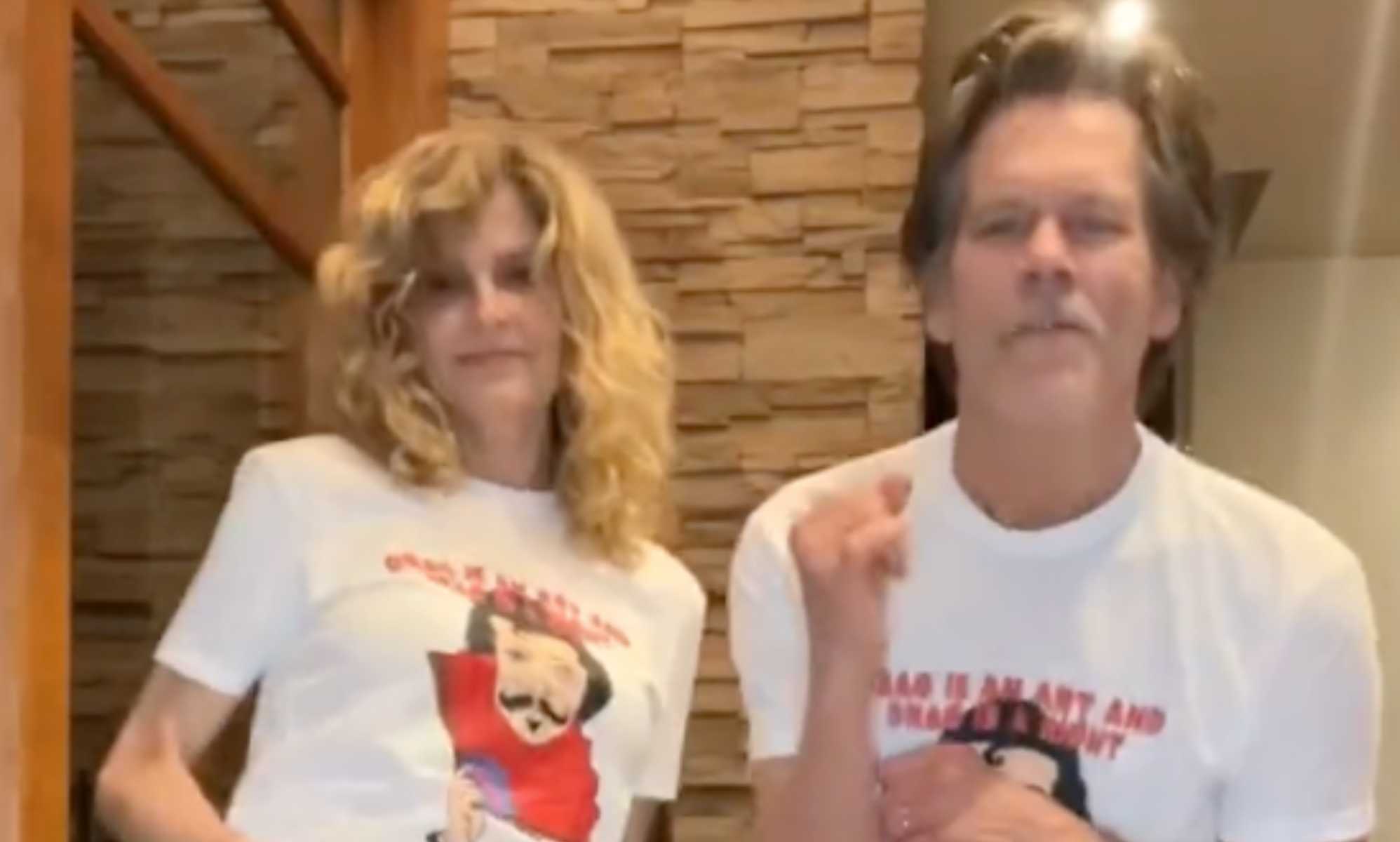 Kevin Bacon and Kyra Sedgwick dance to Taylor Swift to support drag queens – and bigots are raging