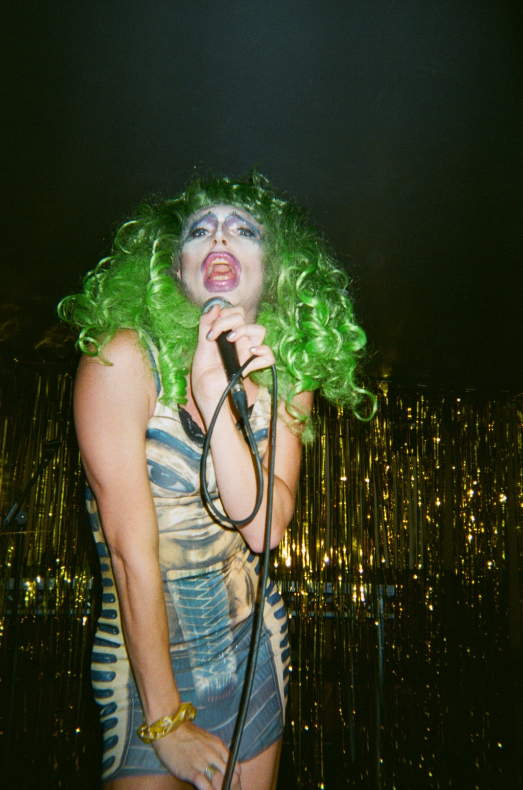 A person performing at The Chateau.