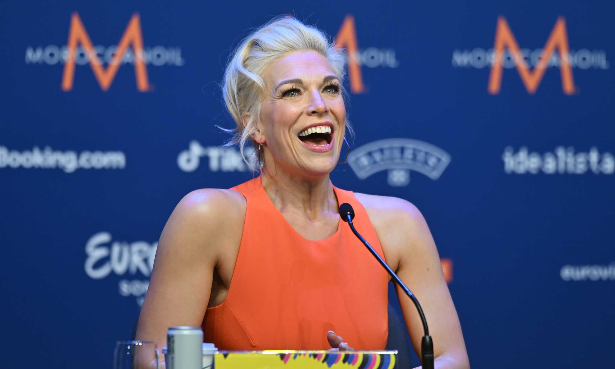 Eurovision host Hannah Waddingham christened 'mother' – and her reaction is priceless