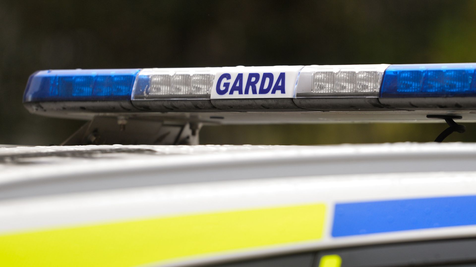 Stock photo of a Garda car