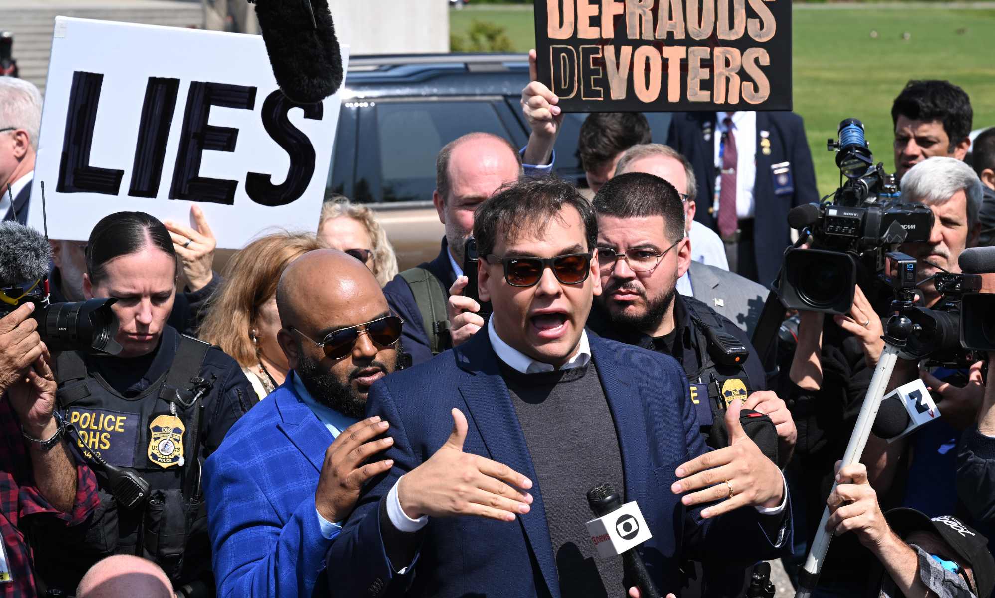 George Santos: Democrat Robert Garcia moves to expel indicted Republican from Congress