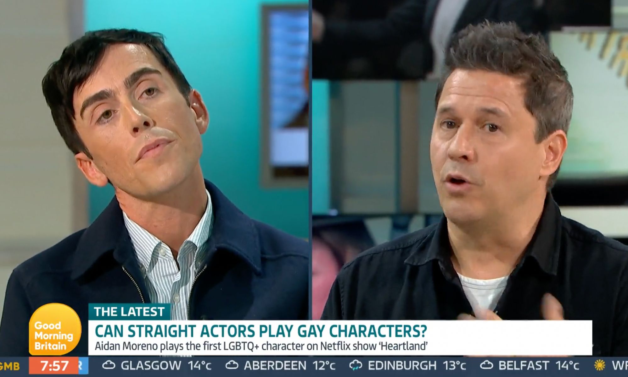 Good Morning Britain hosts tired debate on whether straight actors should play gay roles
